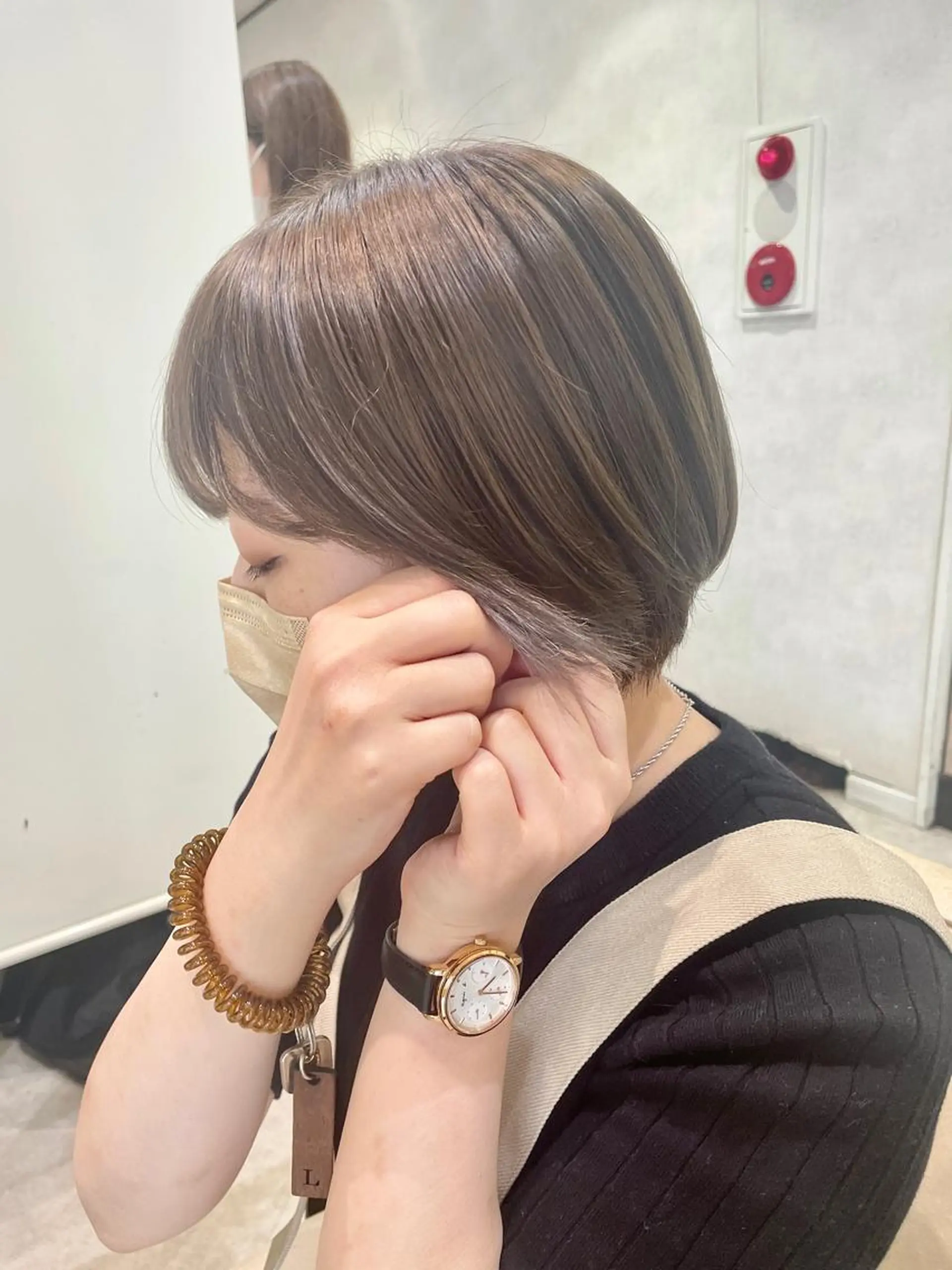 ショート 丸みショート ショートヘア カラー/レイヤー/ 髪質改善/PAAQのヘアスタイル