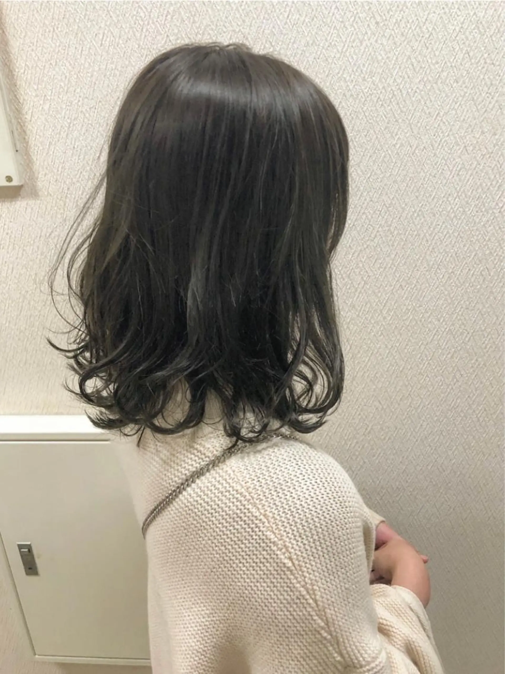 ミディアム カラー カット ヘアカラー トリートメント 水野 雪 /パーマ/暖色カラーのヘアスタイル