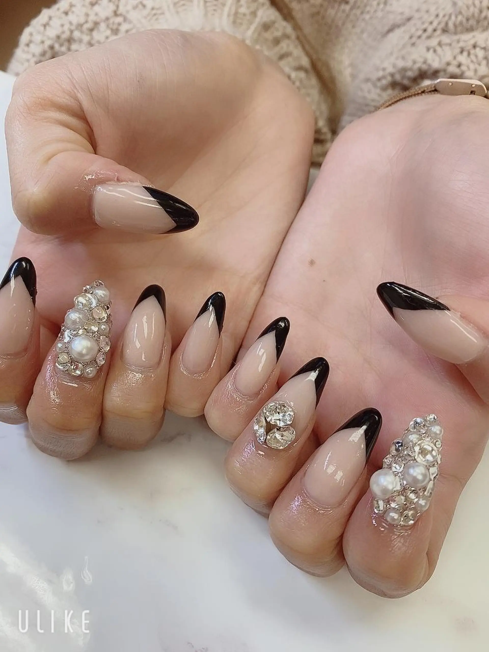 セミロング ハンドネイル JNA認定講師🌸 RIEのネイルデザイン