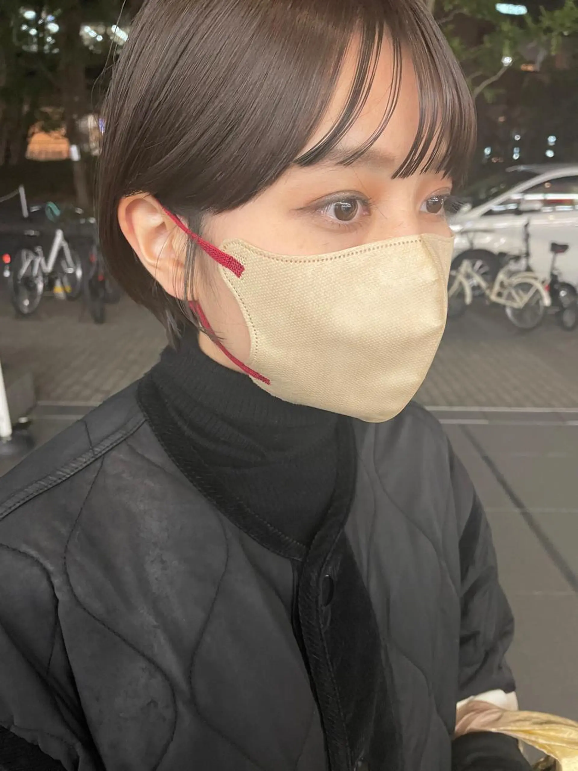 ショート 透明感ニュアンス 柔らかstyle🤍のヘアスタイル