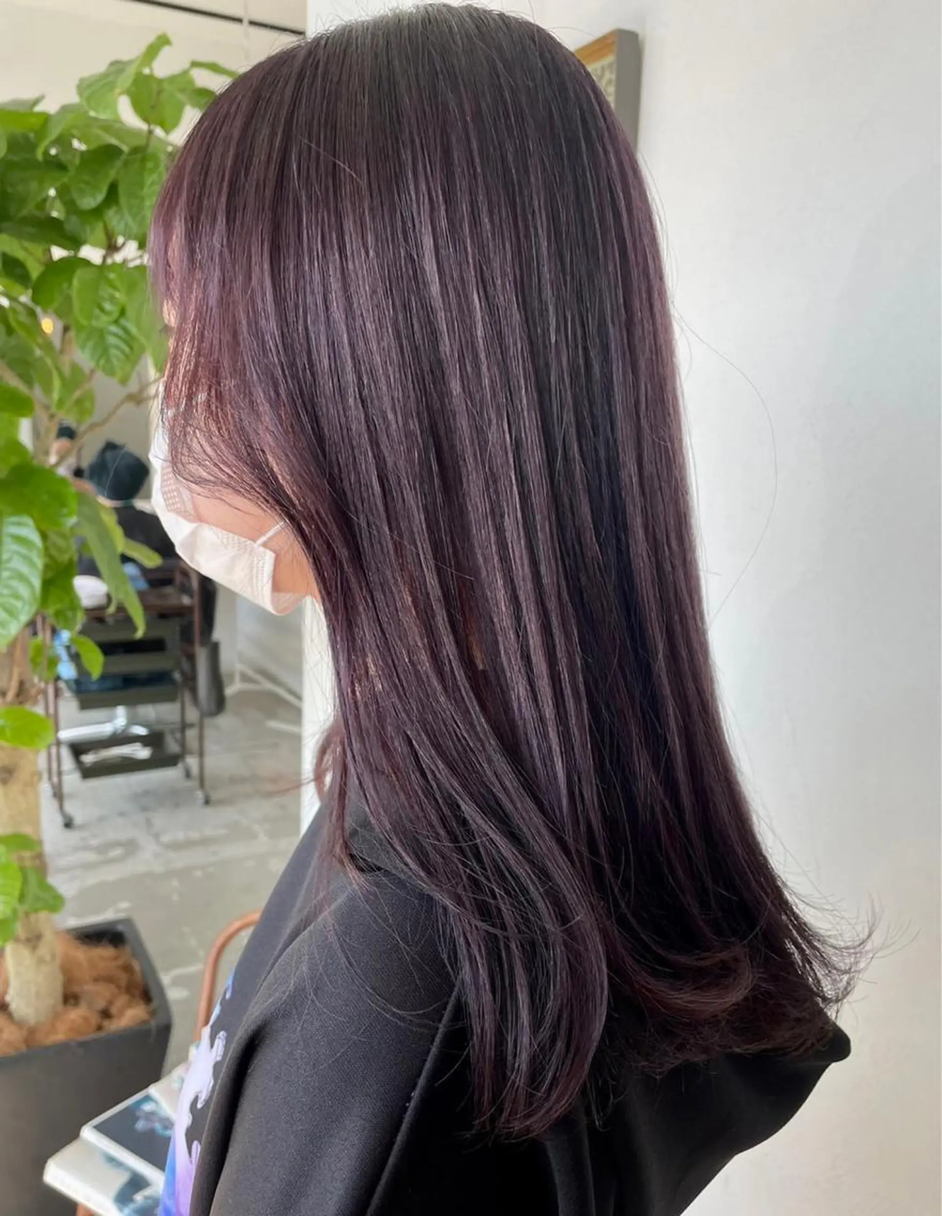 ロング 丸山 純奈のヘアスタイル