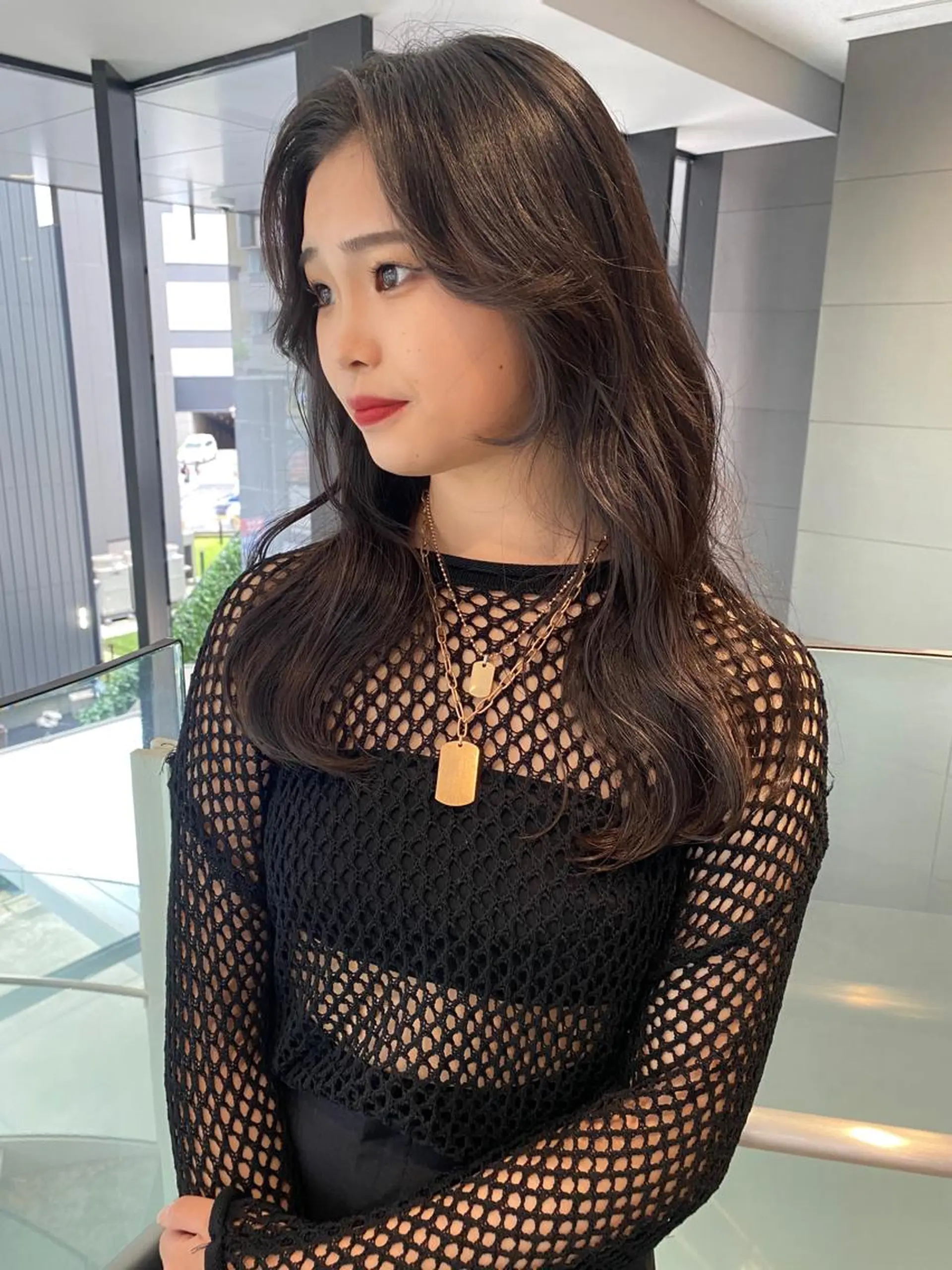 ロング カラー ヘアアレンジ 'AXIS nagoya所属・'AXIS江森 美空のヘアスタイル