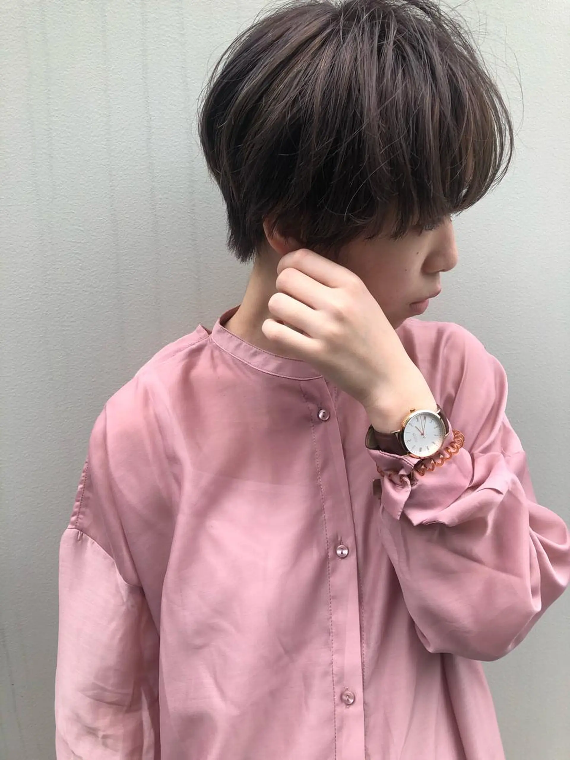 ショート ショートヘア ケアブリーチ/ エクステ/レイヤーのヘアスタイル