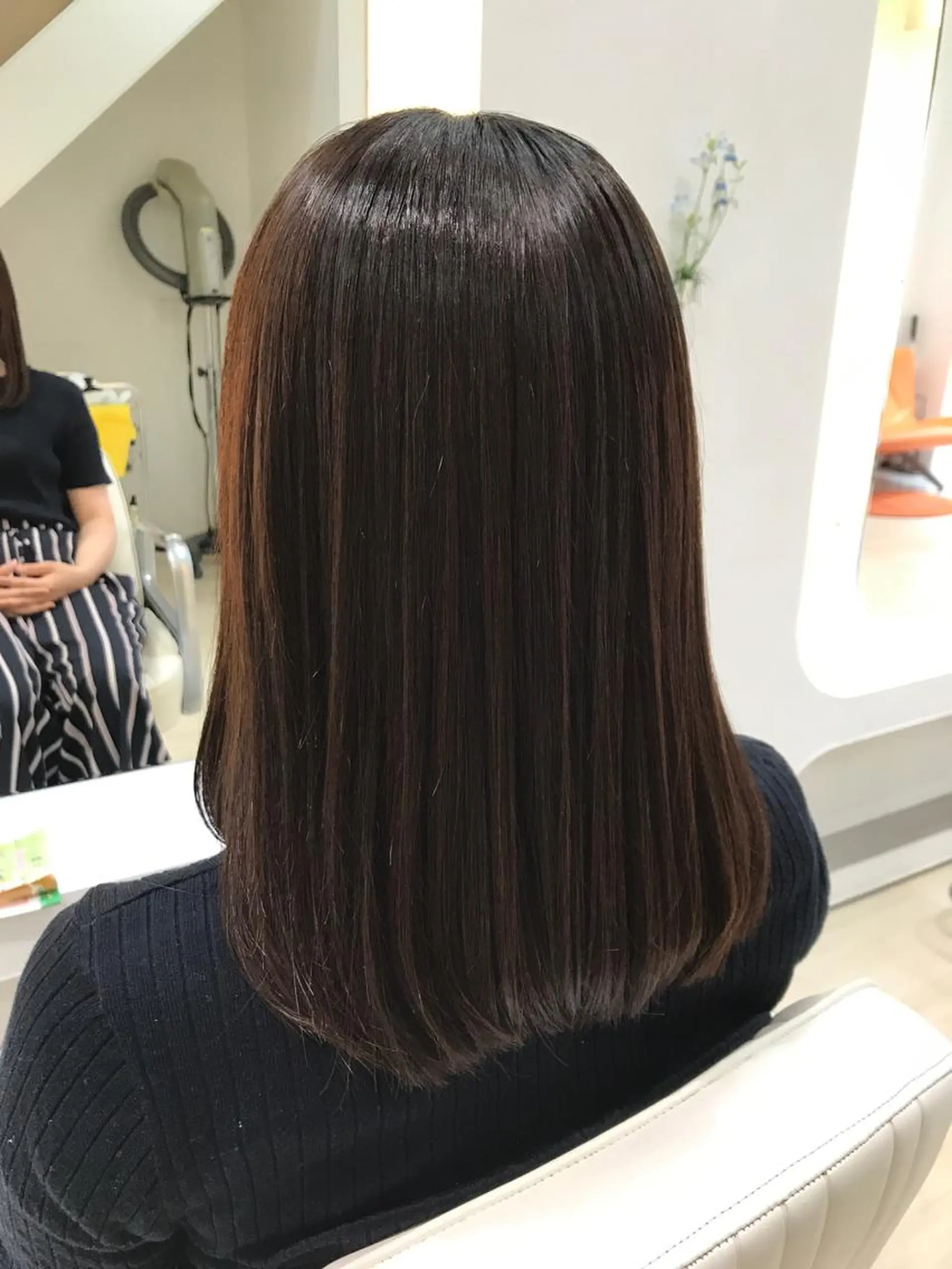 ミディアム パーマ ミディアムパーマ ストレートパーマ 縮毛矯正 河原町/艶髪/西田 晴香のその他イメージ