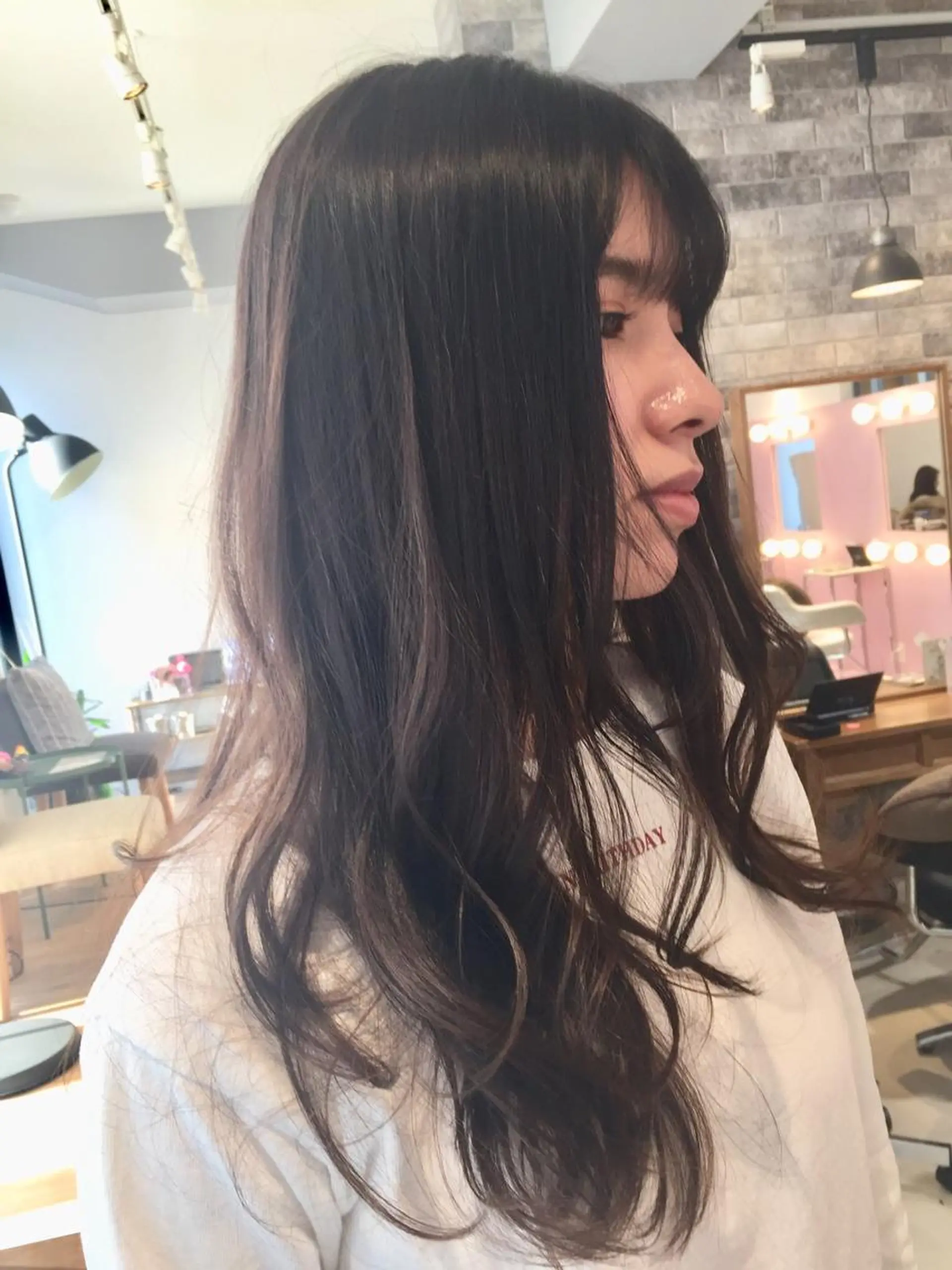 セミロング カット トリートメント 所渉/韓国レイヤー /ウルフカットのヘアスタイル