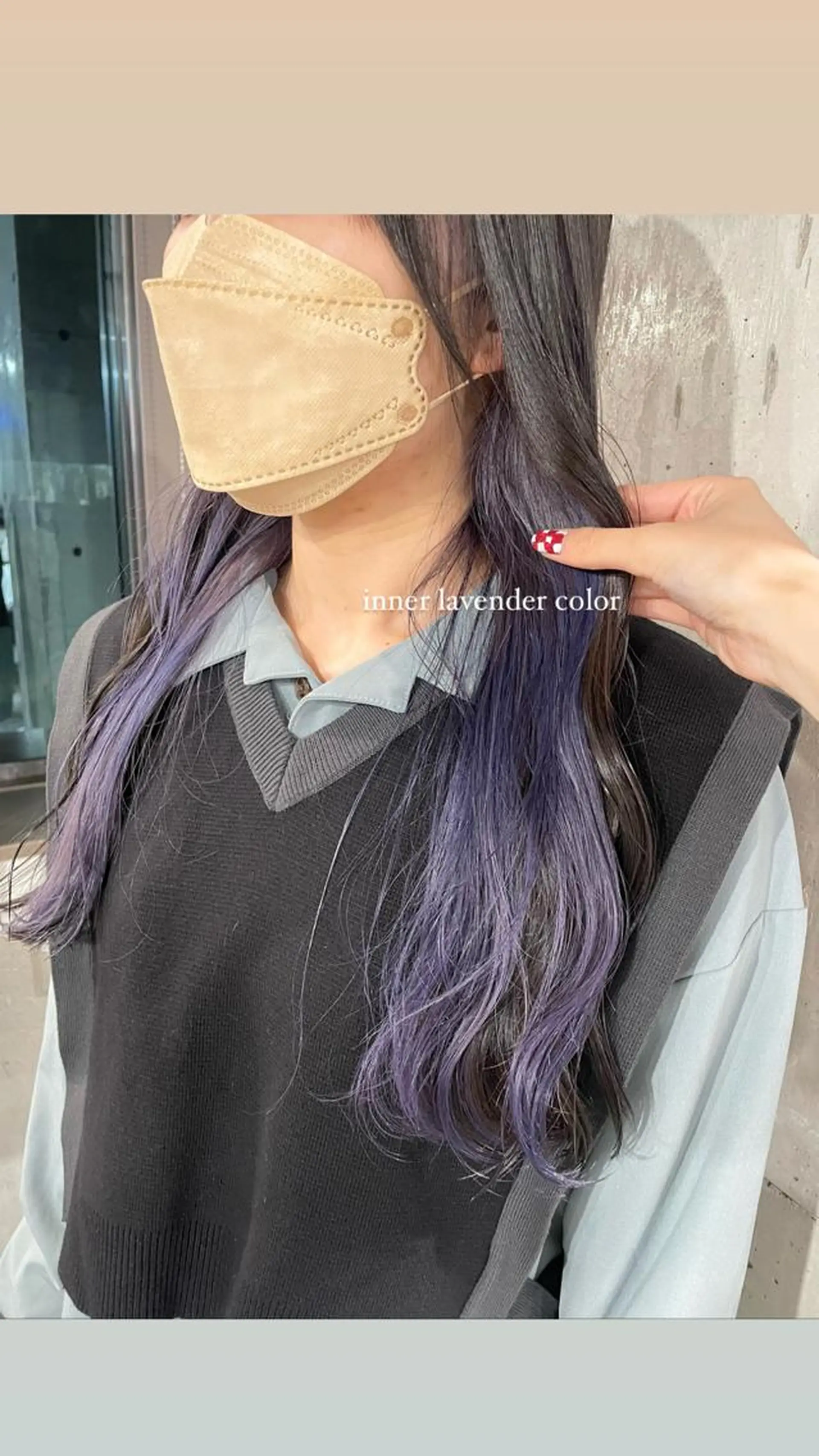 ロング カラー パーマ ヘアアレンジ メンズ キッズ ネイル マツエク・マツパ アイブロウ 透明感カラー・レイヤ ー🎀amika🎀のヘアスタイル