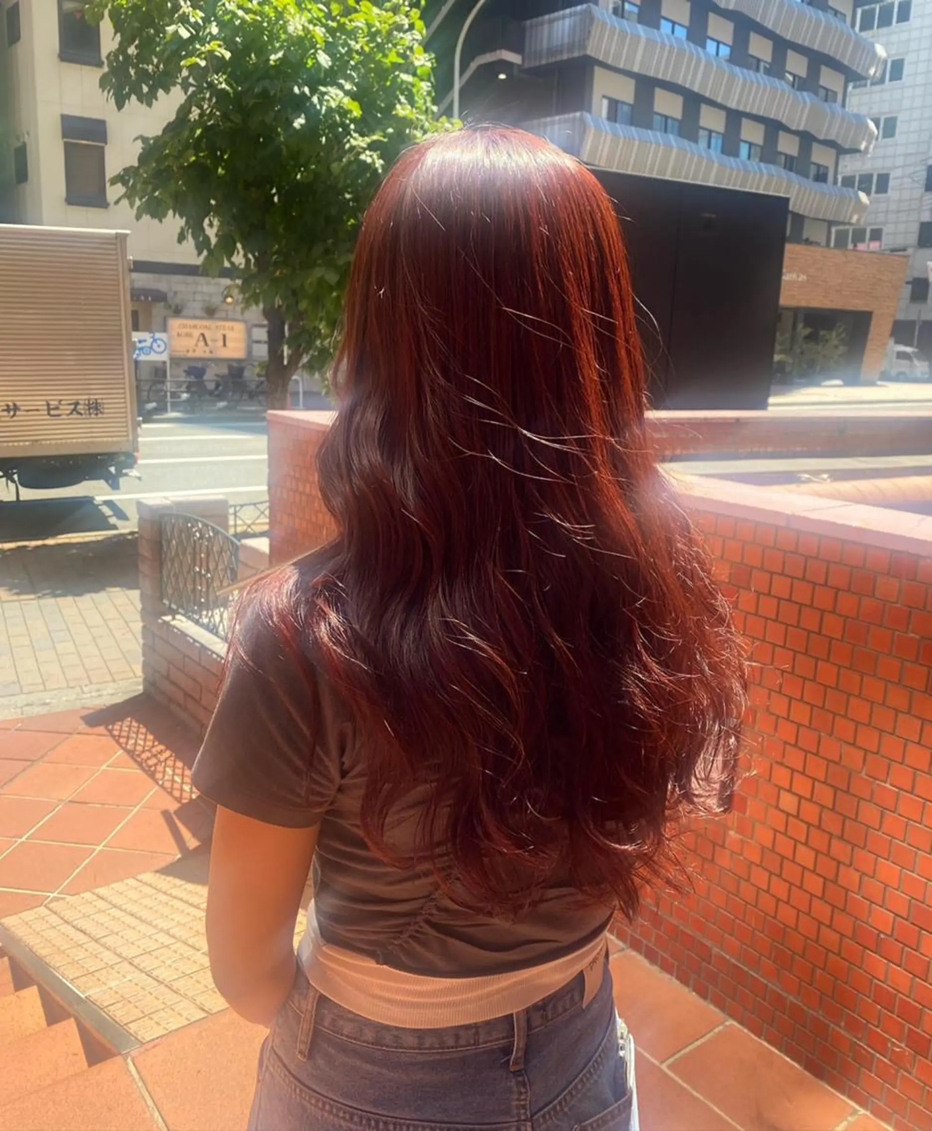 ミディアム カラー パーマ ヘアアレンジ メンズ メンズブリーチ ブリーチ ブリーチなしカラー ピンクカラー 🩷Eny terrace🩷のヘアスタイル