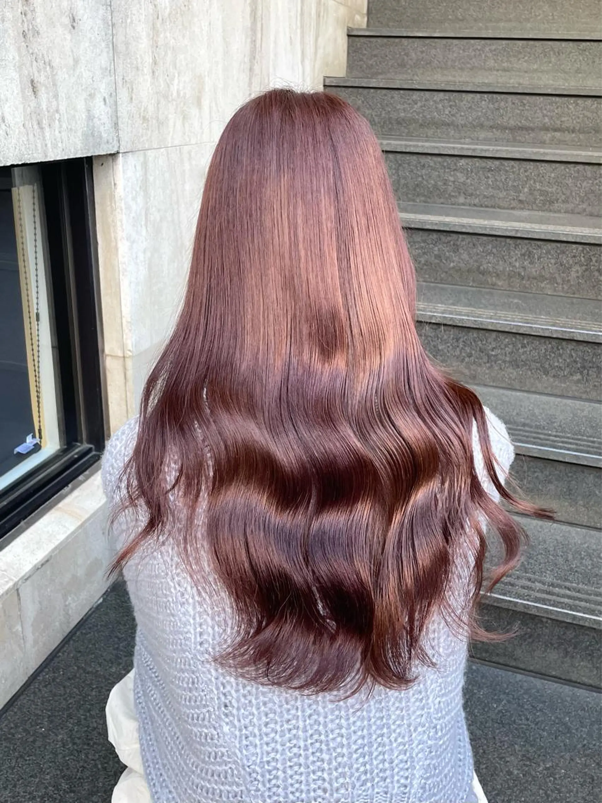 ロング カラー ミヤザキ タクトのヘアスタイル