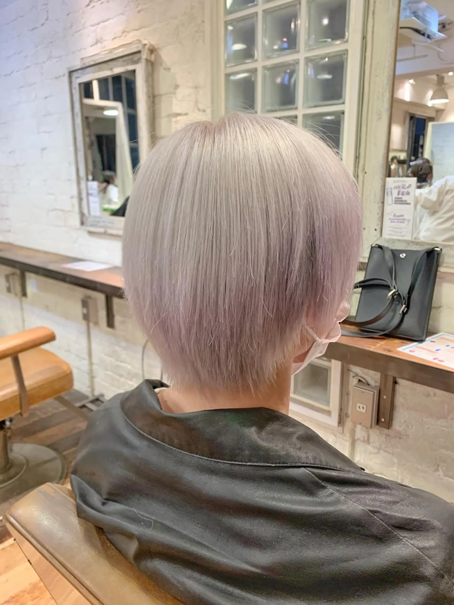 ショート カラー 個室 髪質改善サロン HANARE by youres hair 神楽坂 【はなれ】所属・🌈髪質改善 縮毛矯正特化🌈松田のヘアスタイル