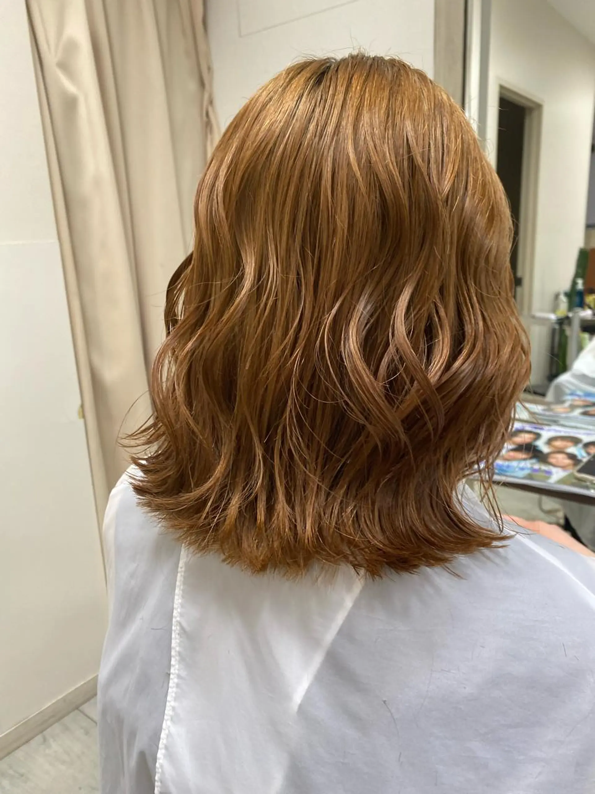 ミディアム ヘアカラー 月野涼風 /レイヤーカットのヘアスタイル