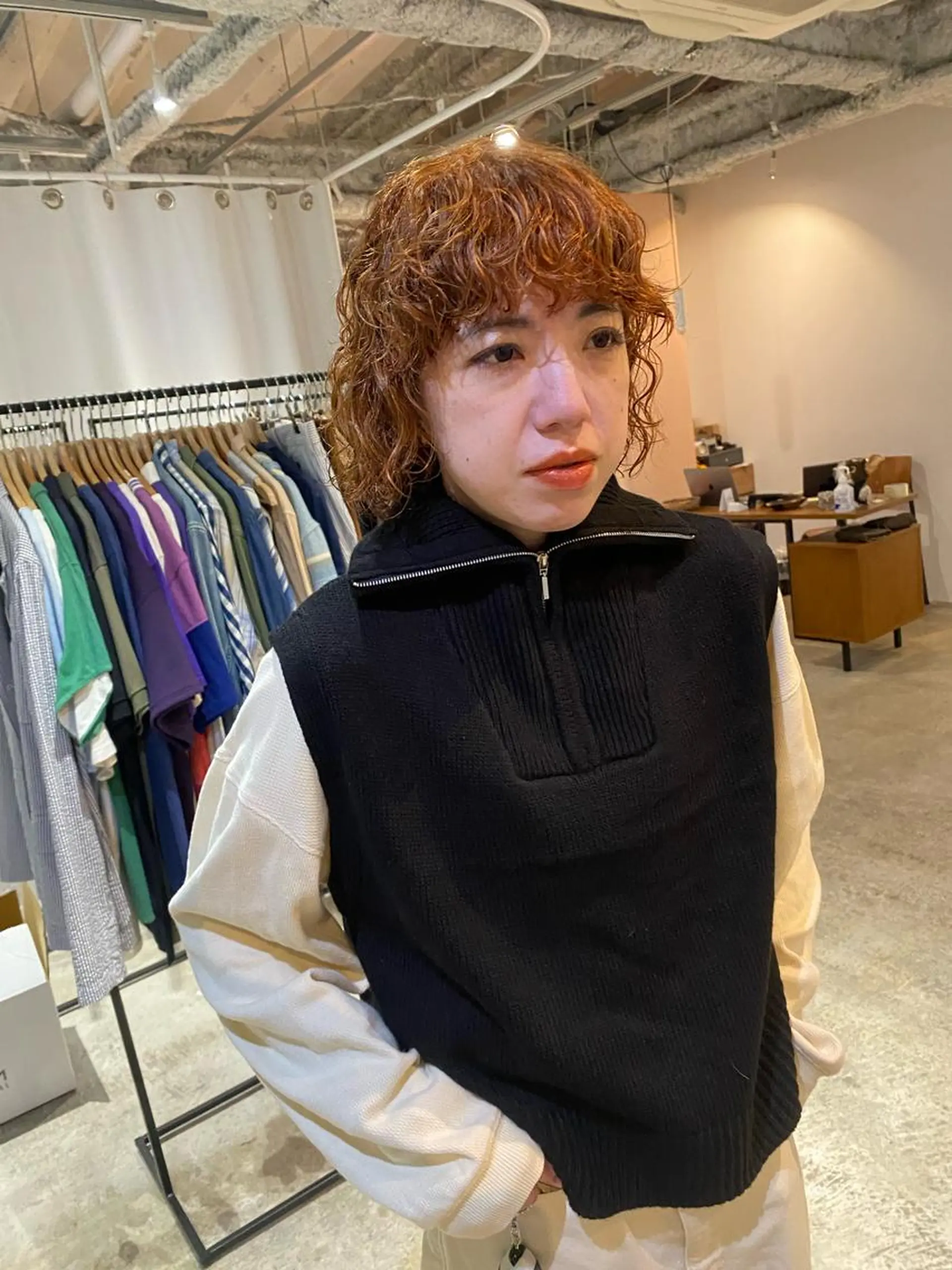 ショート カラー パーマ カット ヘアカラー パーマ Hayashi Shioriのヘアスタイル