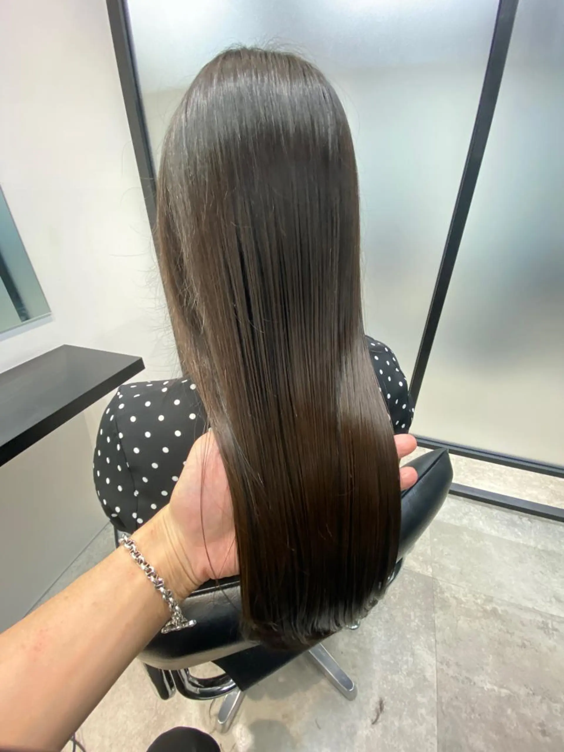 ロング カラー 髪質改善 縮毛矯正 トリートメント カット ヘアカラー トリートメント 髪質改善/縮毛矯正 /naokiのヘアスタイル