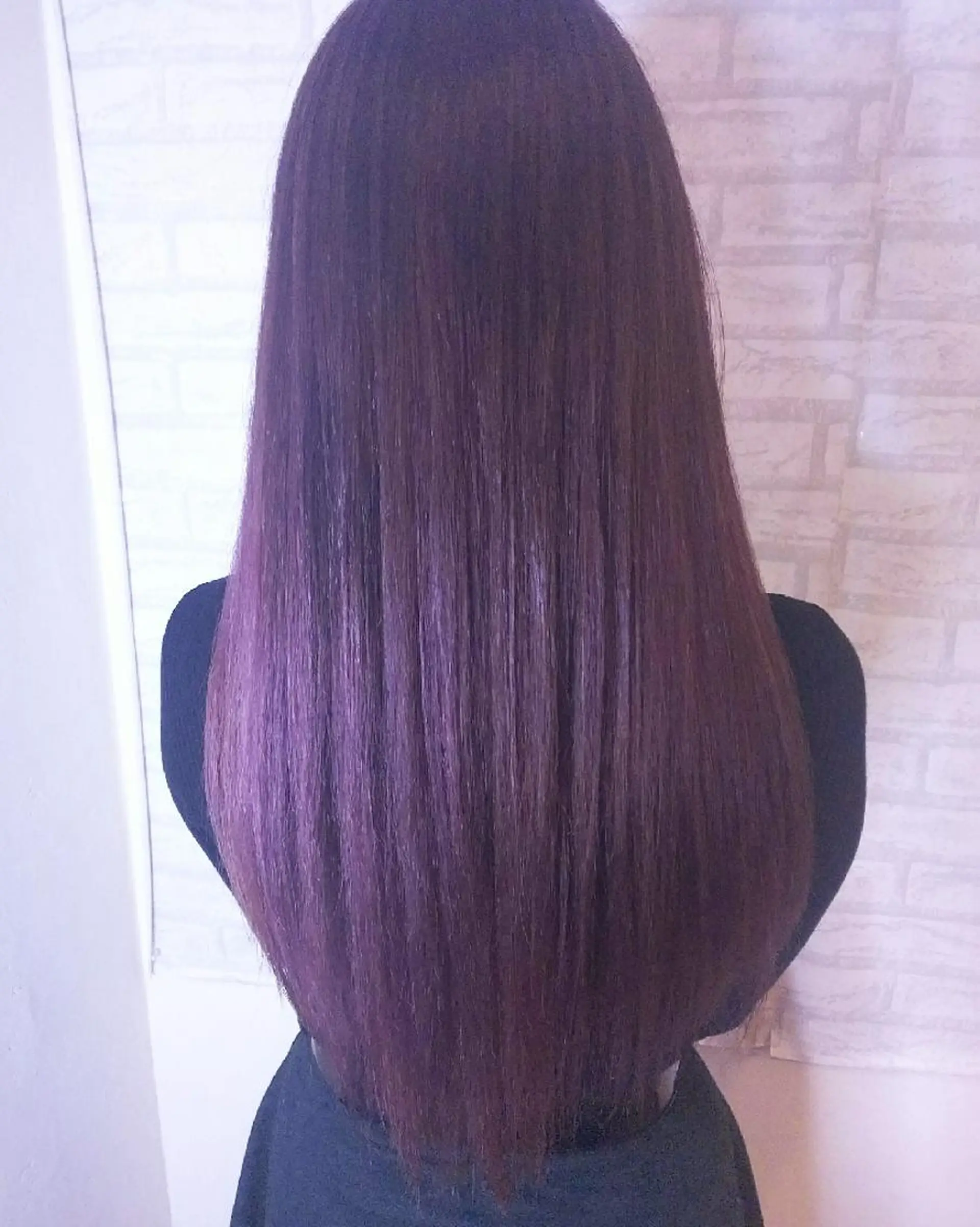 ロング カラー ラベンダーカラー ラベンダーピンク ピンクカラー トリートメント JIL BLAN 京都所属・RU RIのヘアスタイル