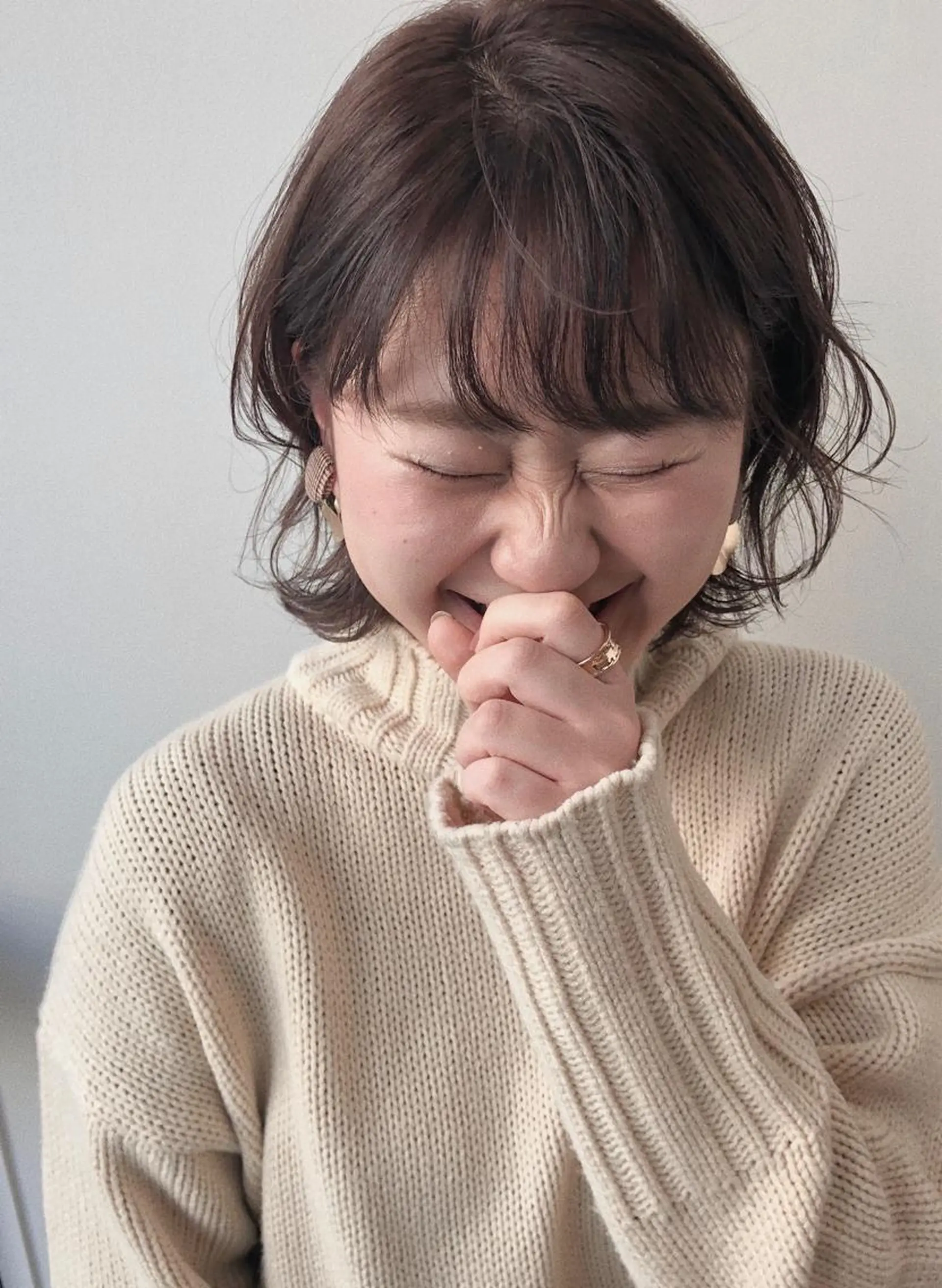 ショート カラー ベージュカラー ブラウンカラー ブラウンベージュ イルミナカラー トリートメント 長井 徹行のヘアスタイル