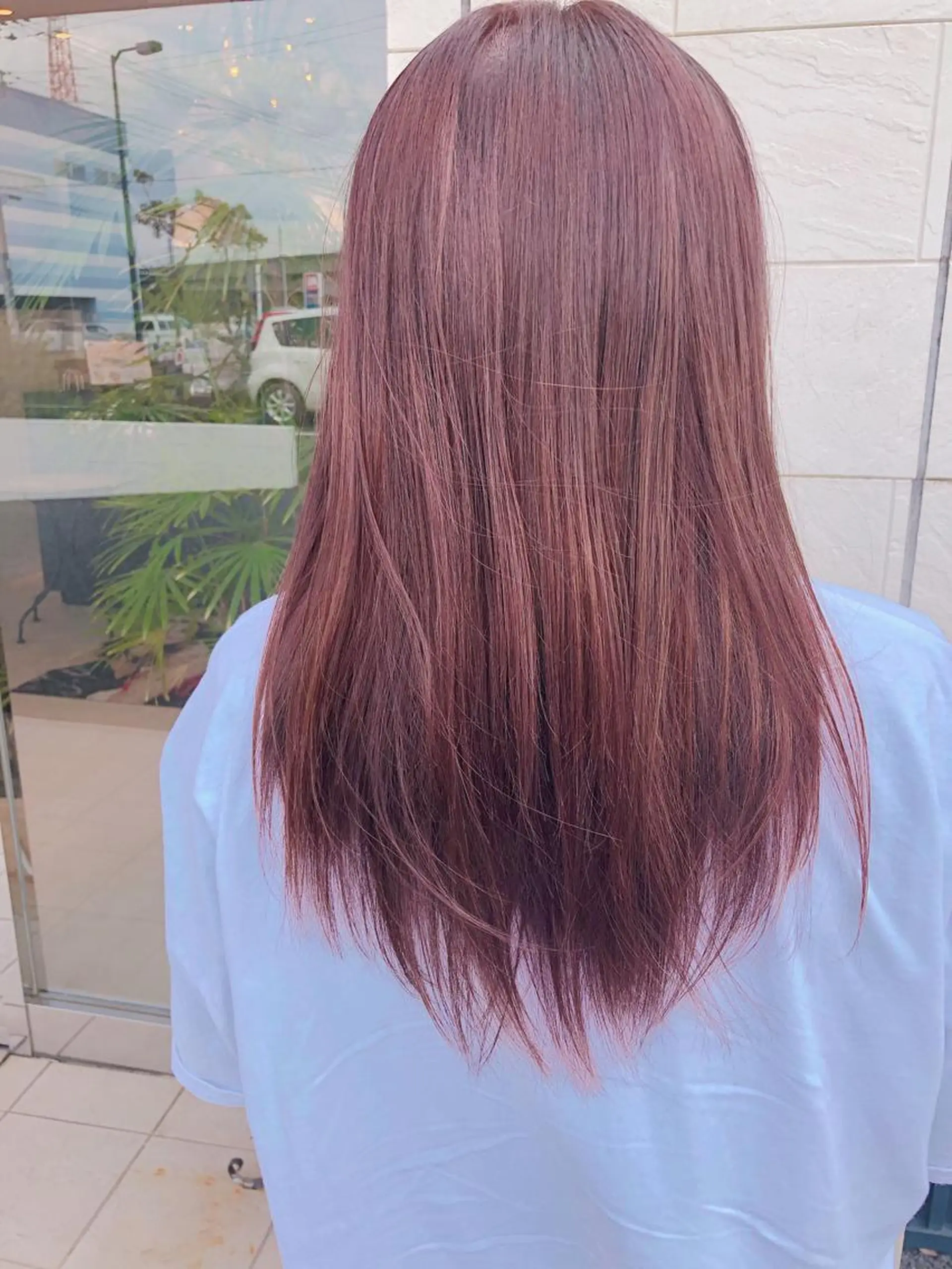 ロング カラー 横倉 宏樹のヘアスタイル