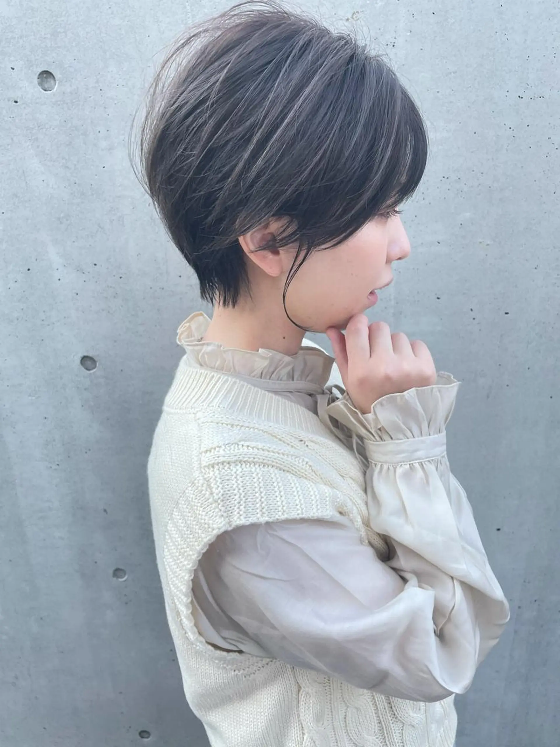 ショート ショートヘア 小顔カット カット ヘアカラー ✂️ショートの匠✂️ 國井慎平のヘアスタイル