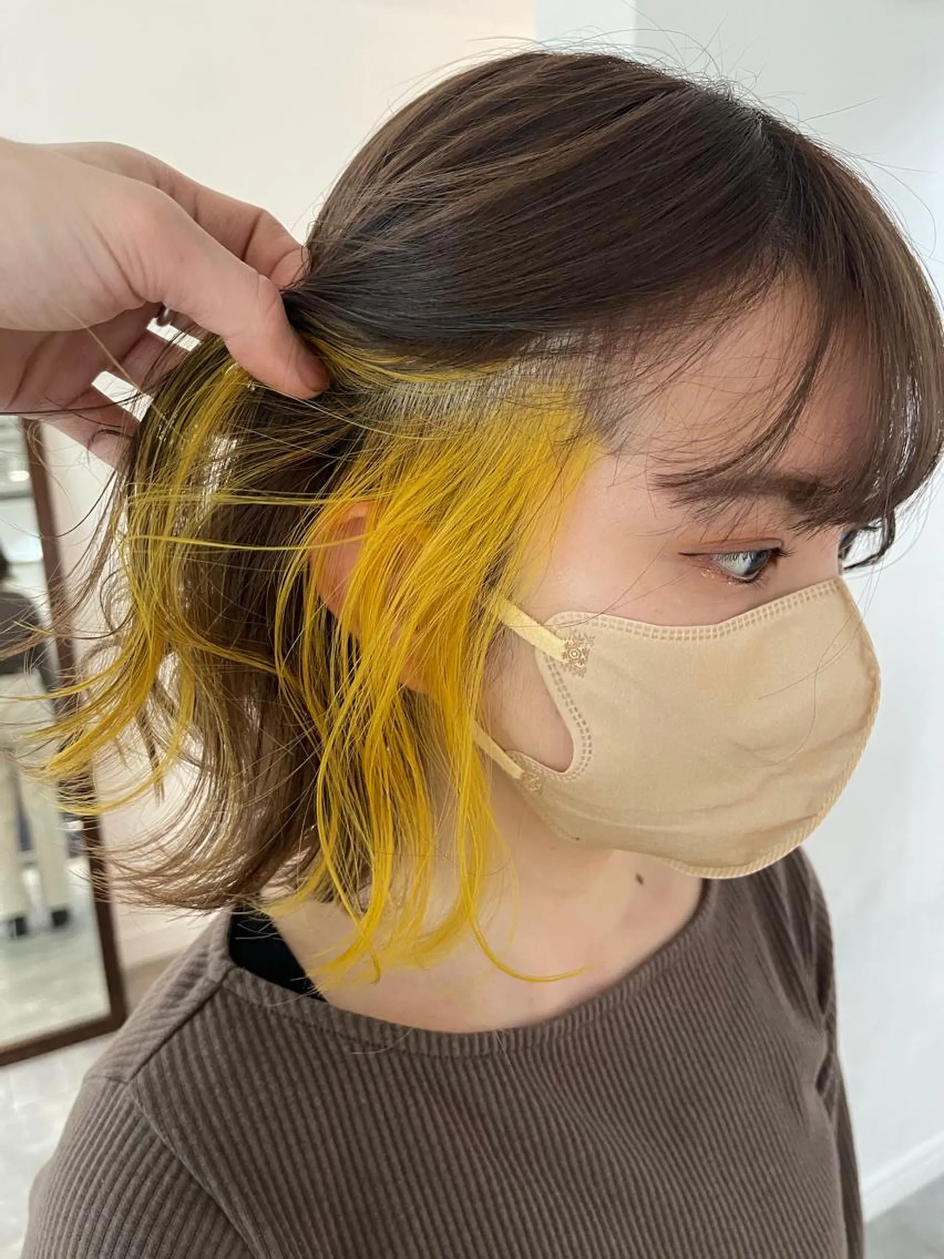 ショート カラー カット ヘアカラー トリートメント ili 大阪のヘアスタイル