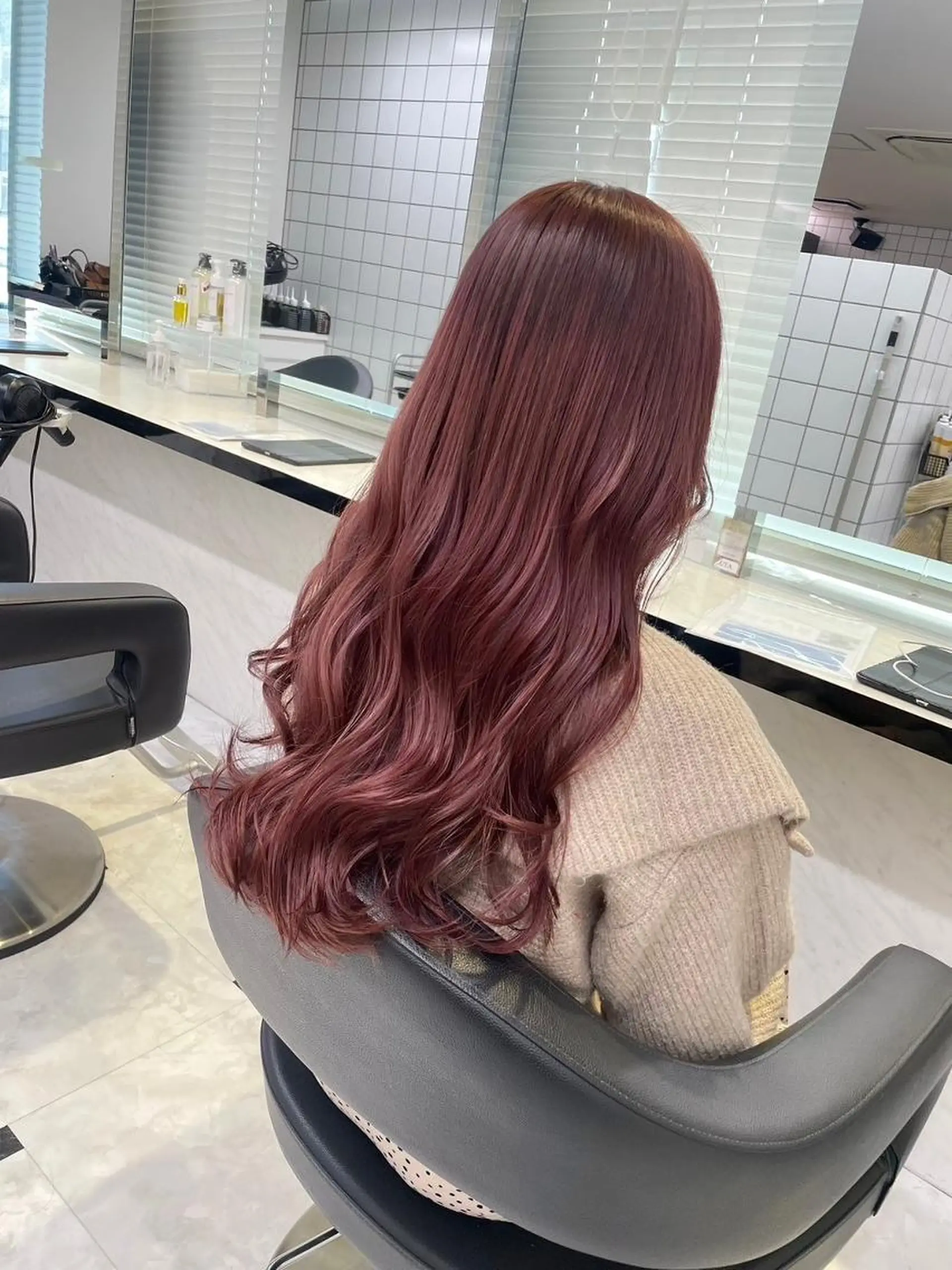 カラー 暖色ガーリーヘア🎀 MEARI🩰のヘアスタイル