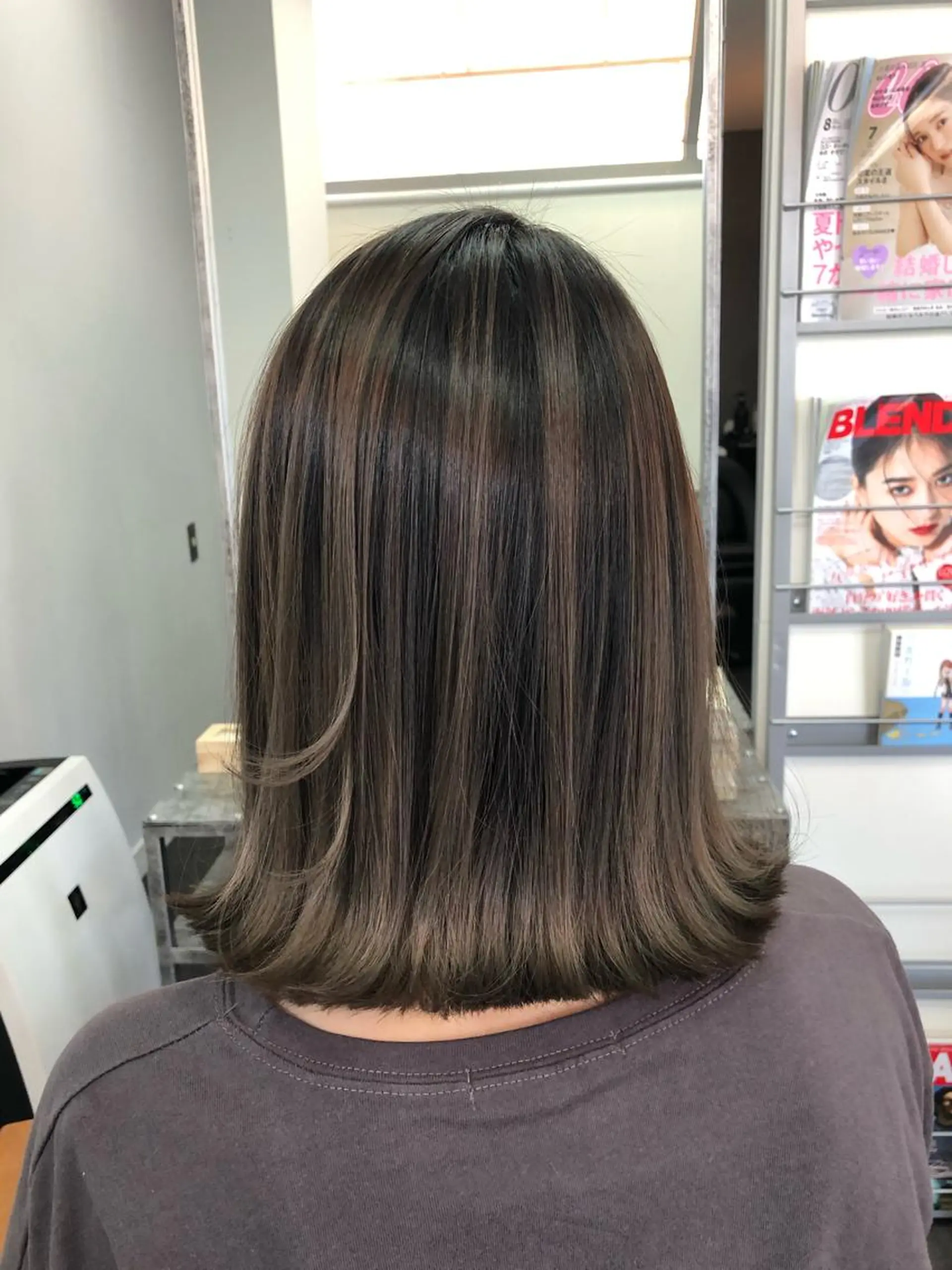 ミディアム カラー ヘアアレンジ ヘアカラー トリートメント U&i所属・大塚 貴之のヘアスタイル