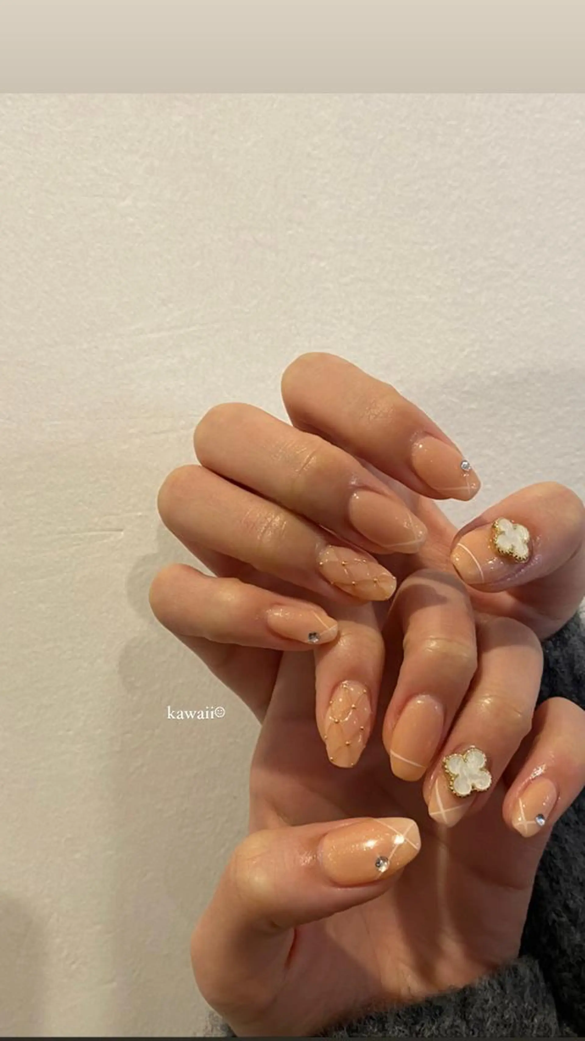 ネイル 持ち込み ハンドネイル 🧸熊谷 かほ🧸のネイルデザイン