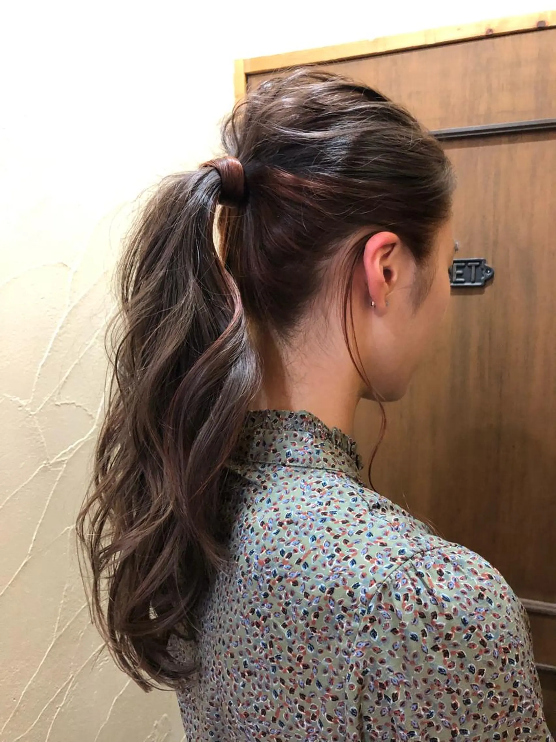 ロング カラー ヘアアレンジ オレンジ ✨🌿大人可愛い愛さ れhair🌿✨松本のヘアスタイル