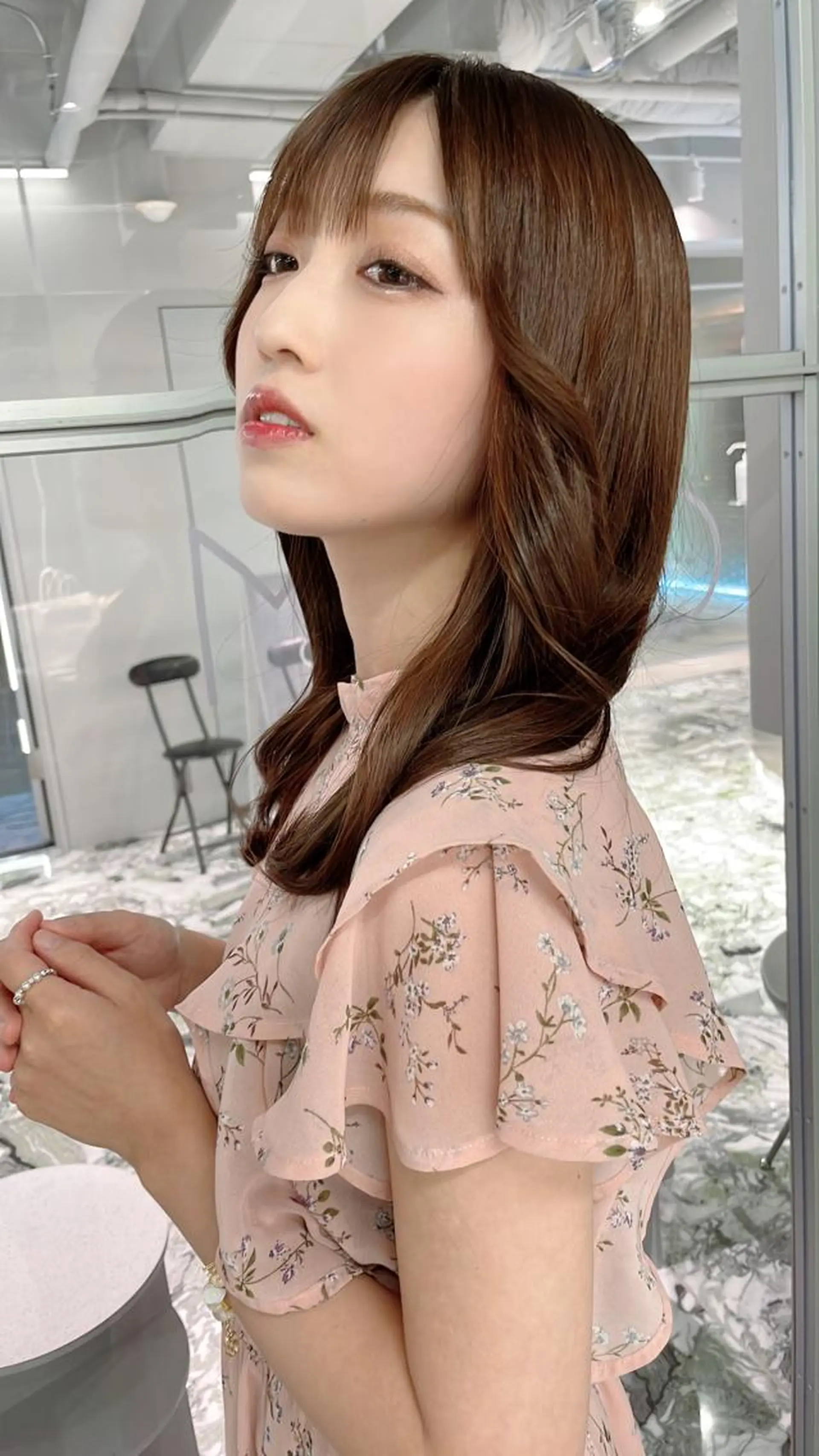 セミロング カラー ヘアアレンジ 韓国ヘア/髪質改善 TAKAHIROのヘアスタイル