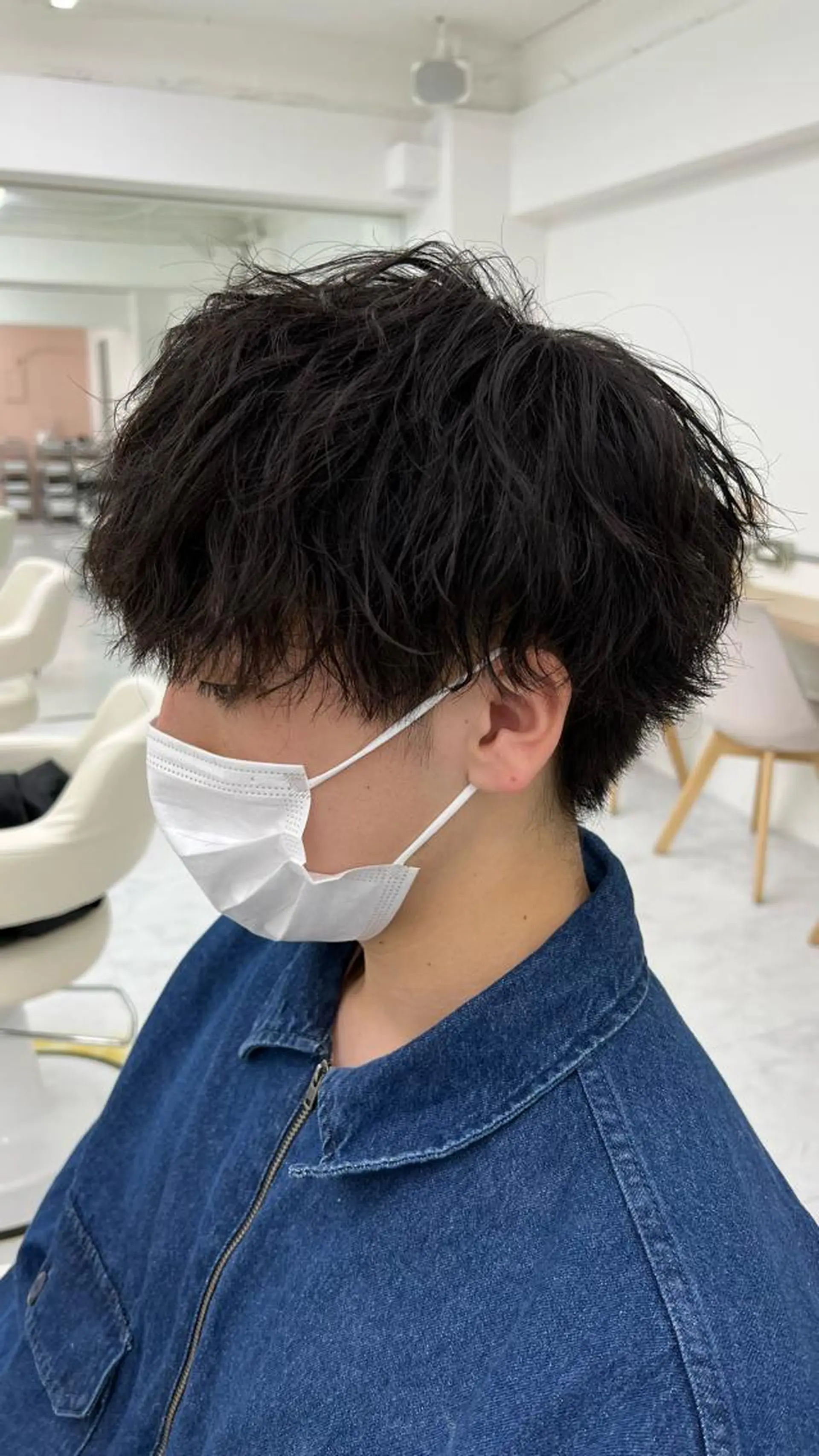 パーマ メンズ カット パーマ .Hallis所属・🔥メンズ特化🔥 永瀬椋のヘアスタイル