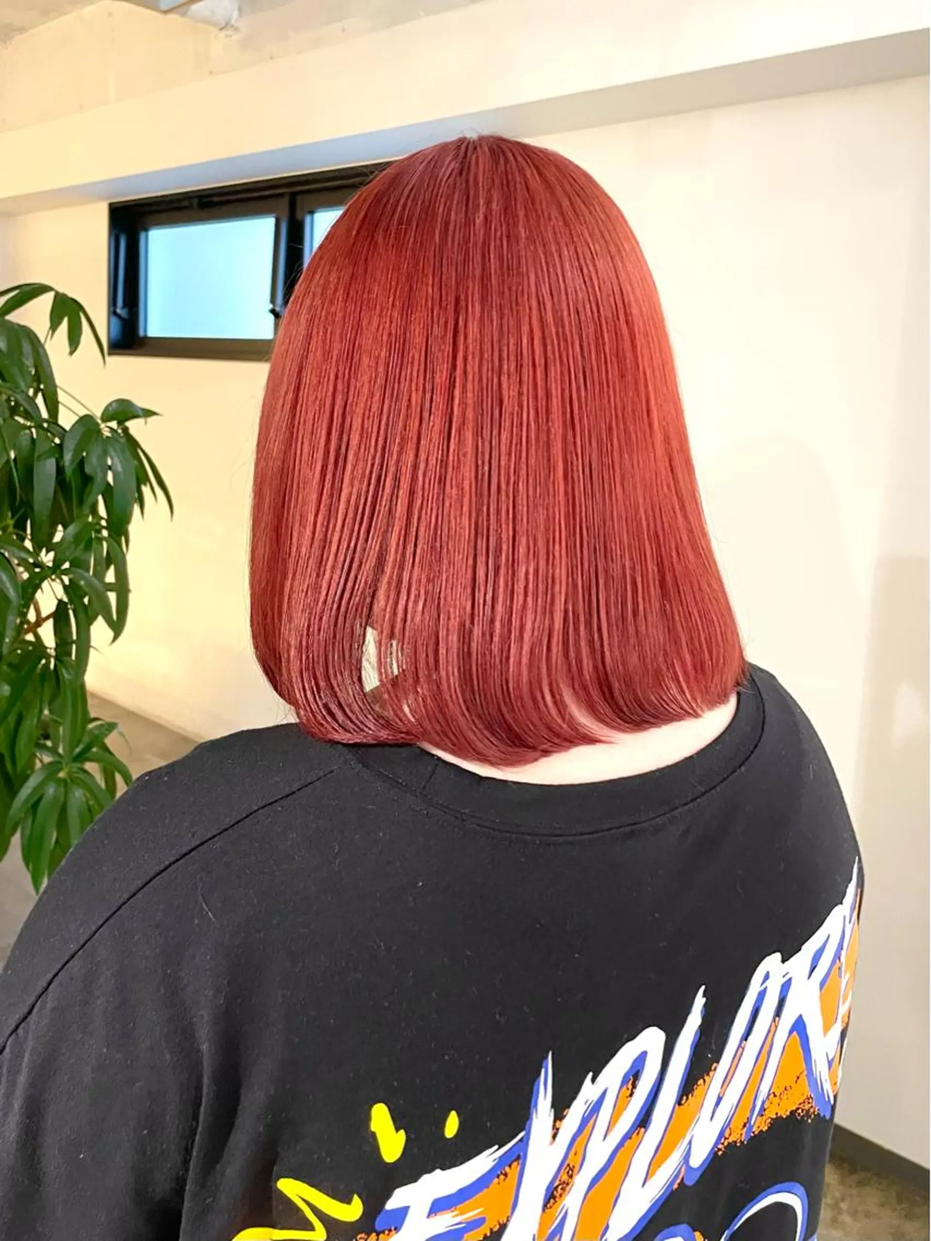 ミディアム カラー ブリーチ ケアブリーチ カシス ダブルカラー ハイトーンカラー ヘアカラー トリートメント 暖色カラー🍒 ケアブリーチ/akiのヘアスタイル