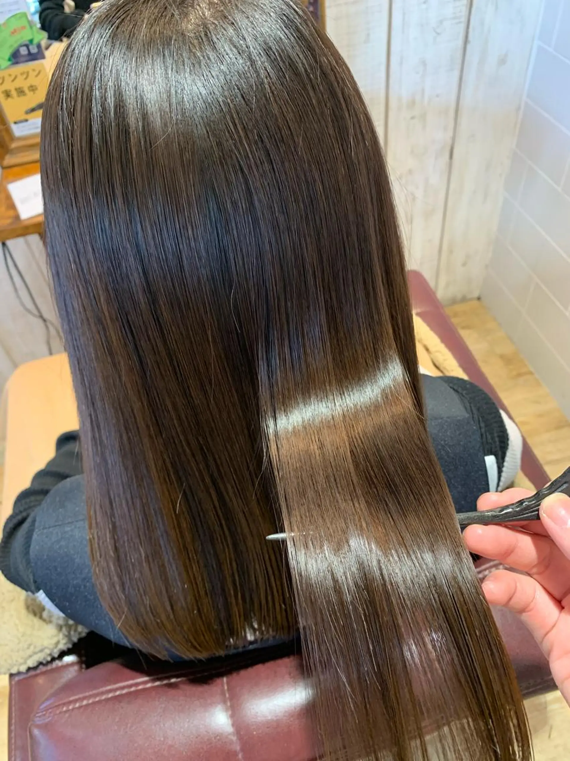 セミロング カラー 縮毛矯正 トリートメント I-CON所属・髪質改善/美髪のプ口 中島みきのヘアスタイル