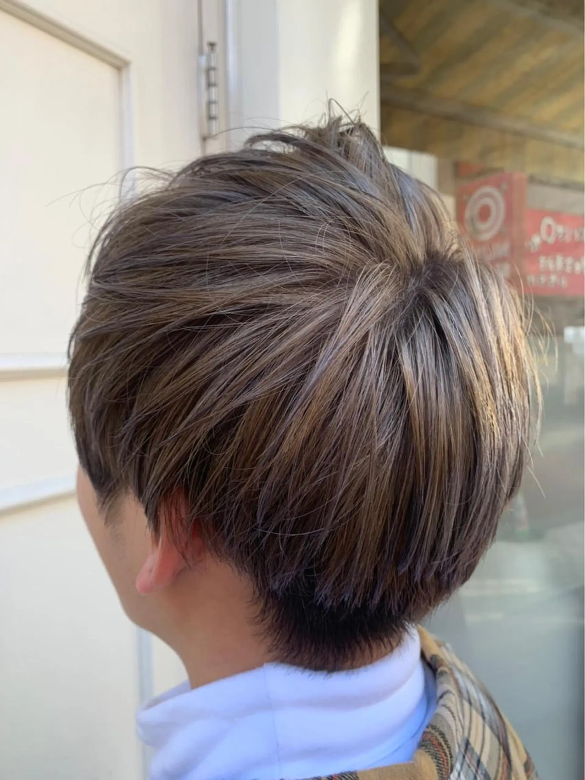 カラー メンズ グレージュ シルバー シルバーグレージュ 🫟Blanco🫟 Color&Careのヘアスタイル