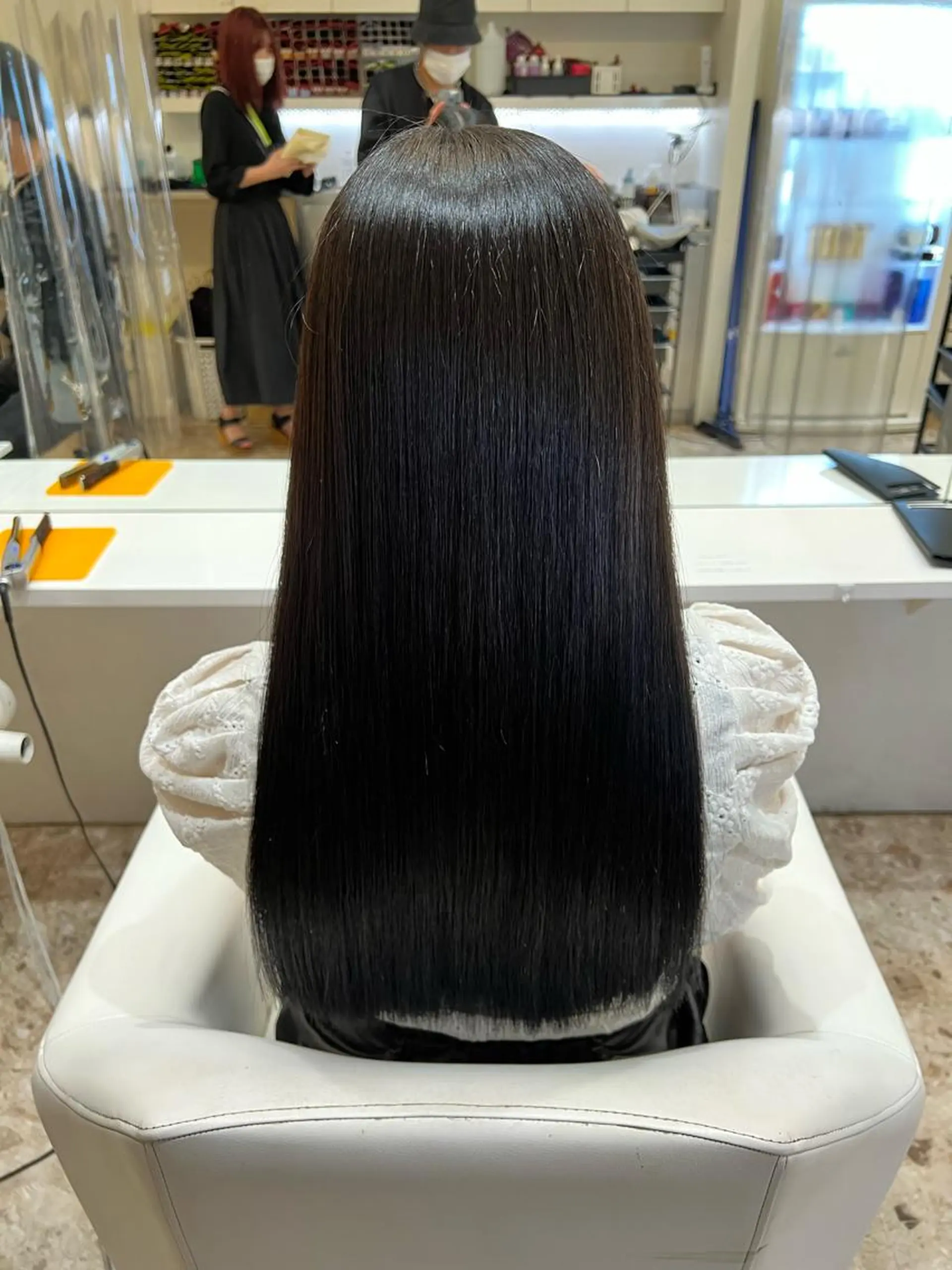 ロング 縮毛矯正 店長/藤原 季矢のヘアスタイル