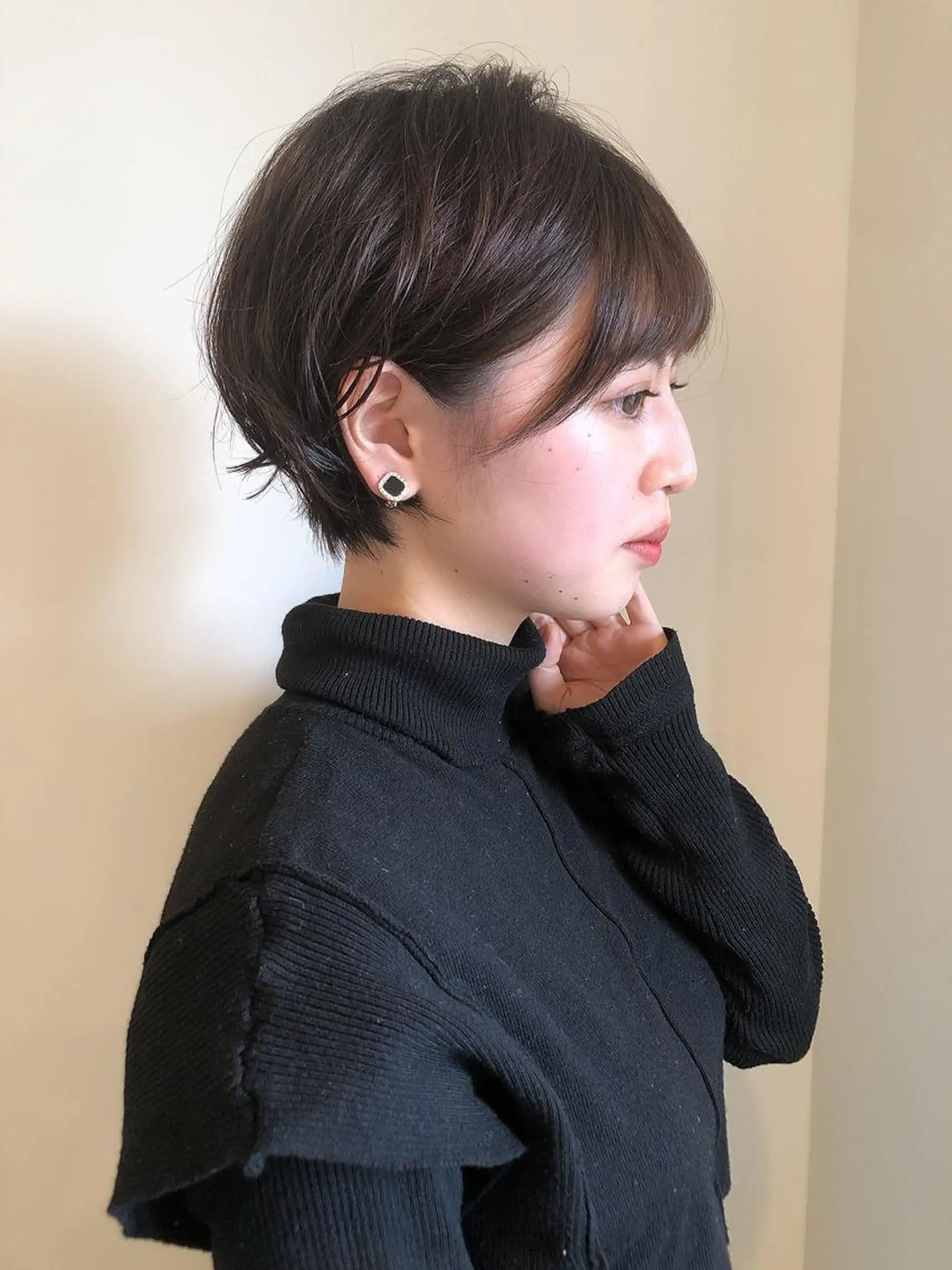 ショート ショートヘア パーマ 永井 亜実のヘアスタイル