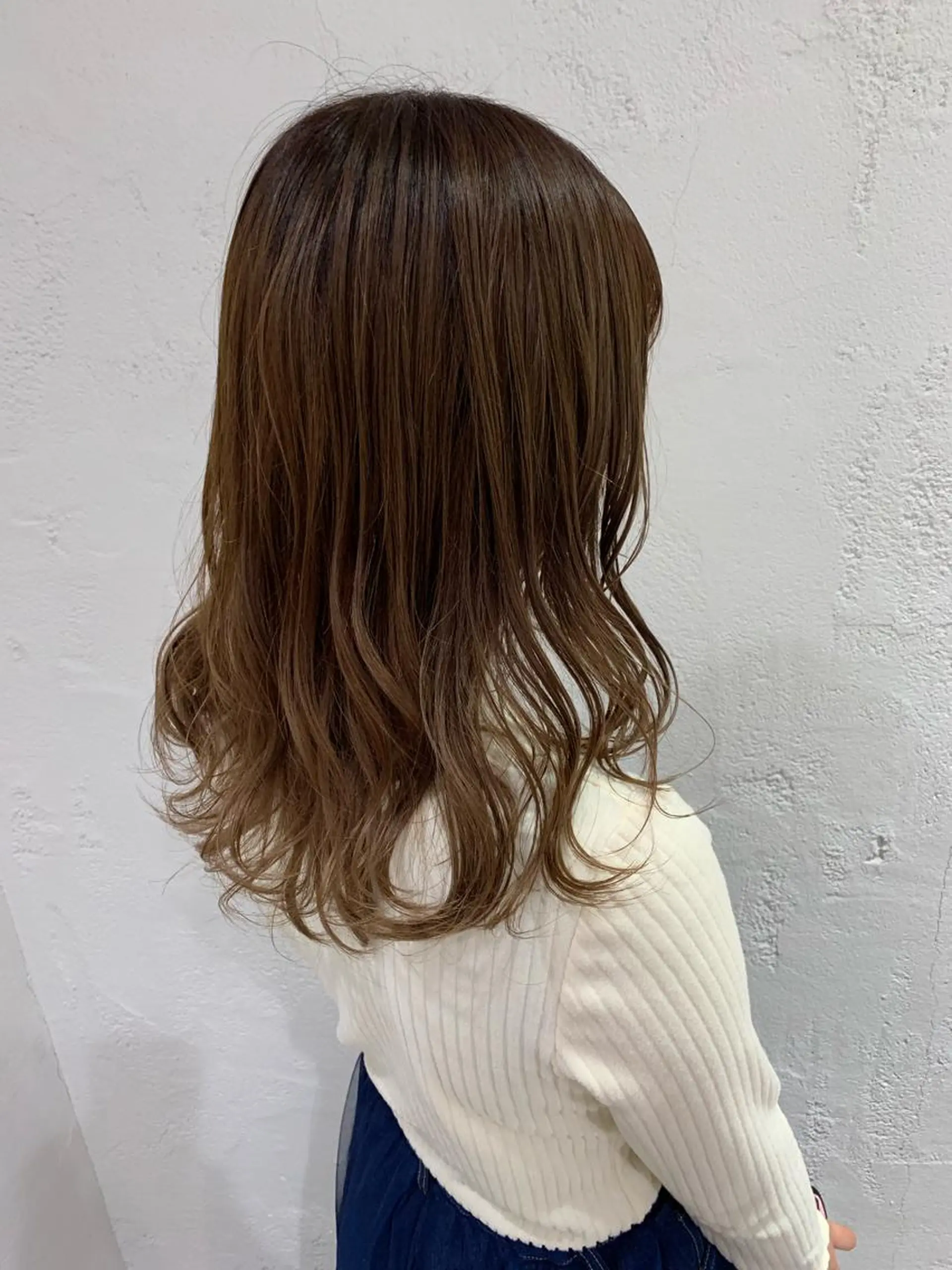 セミロング カラー ヘアアレンジ 🫧透明感カラー/ ボブ/小笠原汐海🪽のヘアスタイル