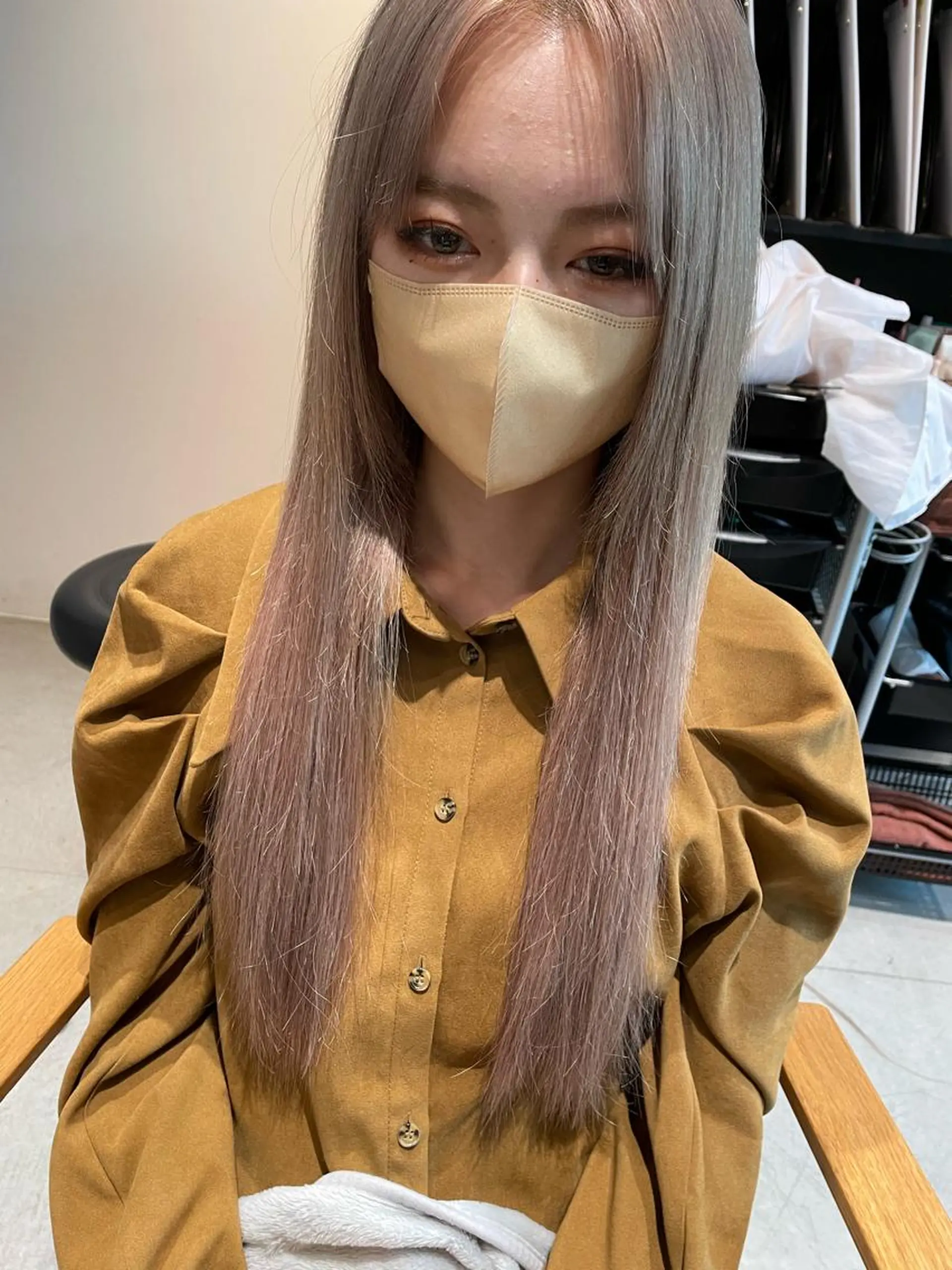 ショート カラー ヘアアレンジ 寺西 恵🪡🤍のヘアスタイル