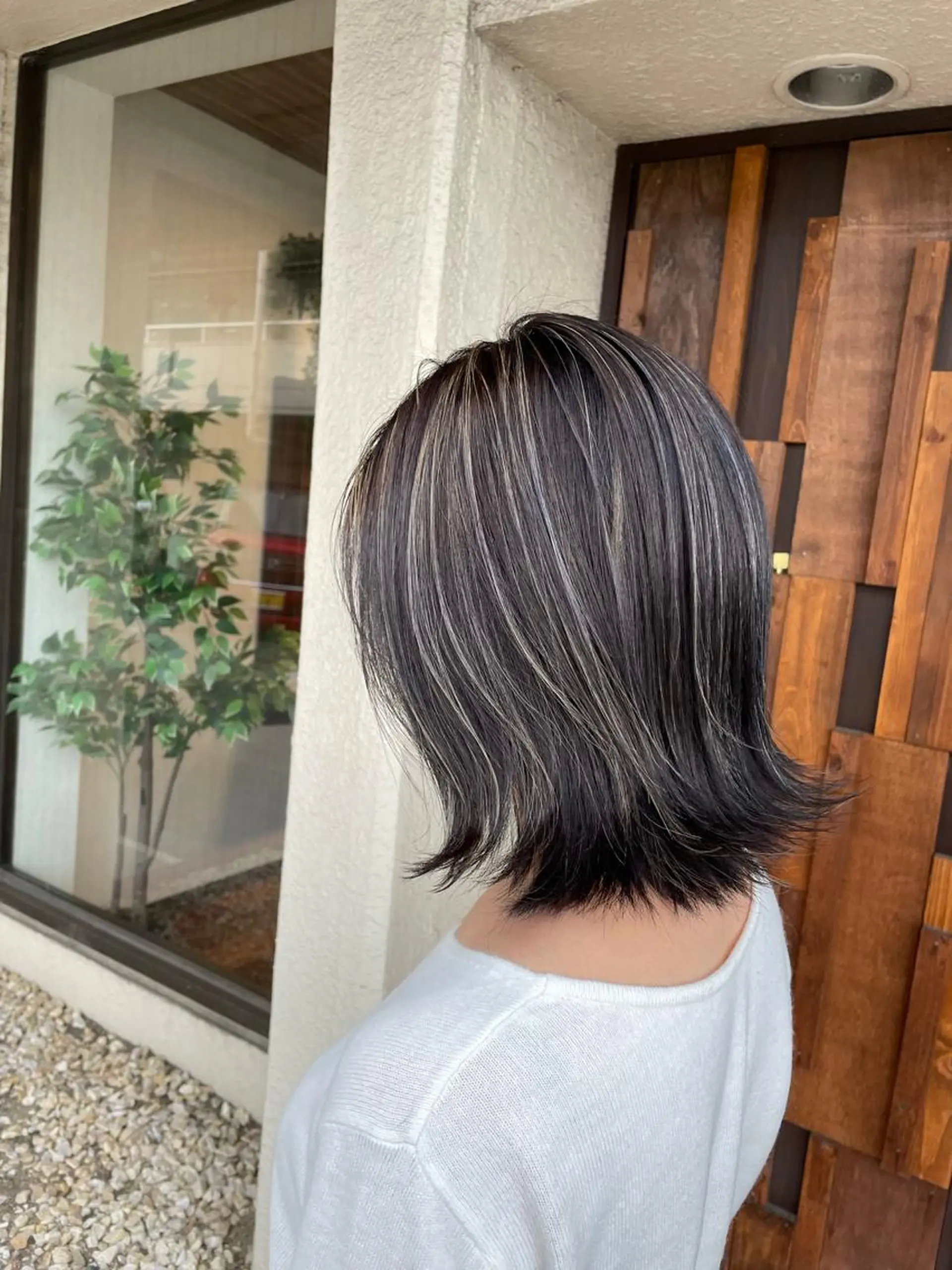 ミディアム ハイライト ヘアカラー 🌝秦 美羽🌝のヘアスタイル