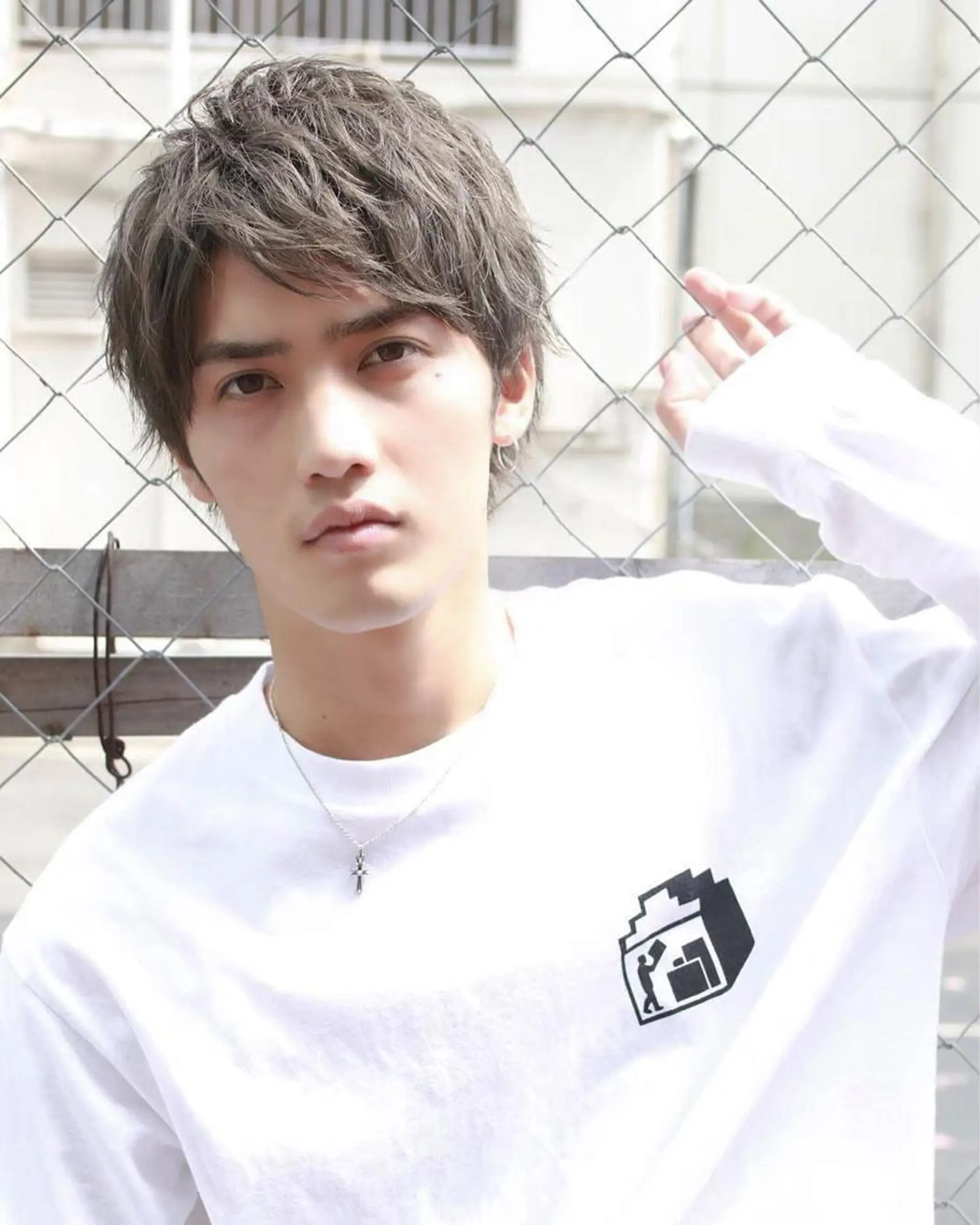 ショート カラー パーマ ヘアアレンジ メンズ カット ヘアカラー トリートメント ヘアセット Loy所属・メンズヘアの達人 パーマ 縮毛矯正🔷のヘアスタイル