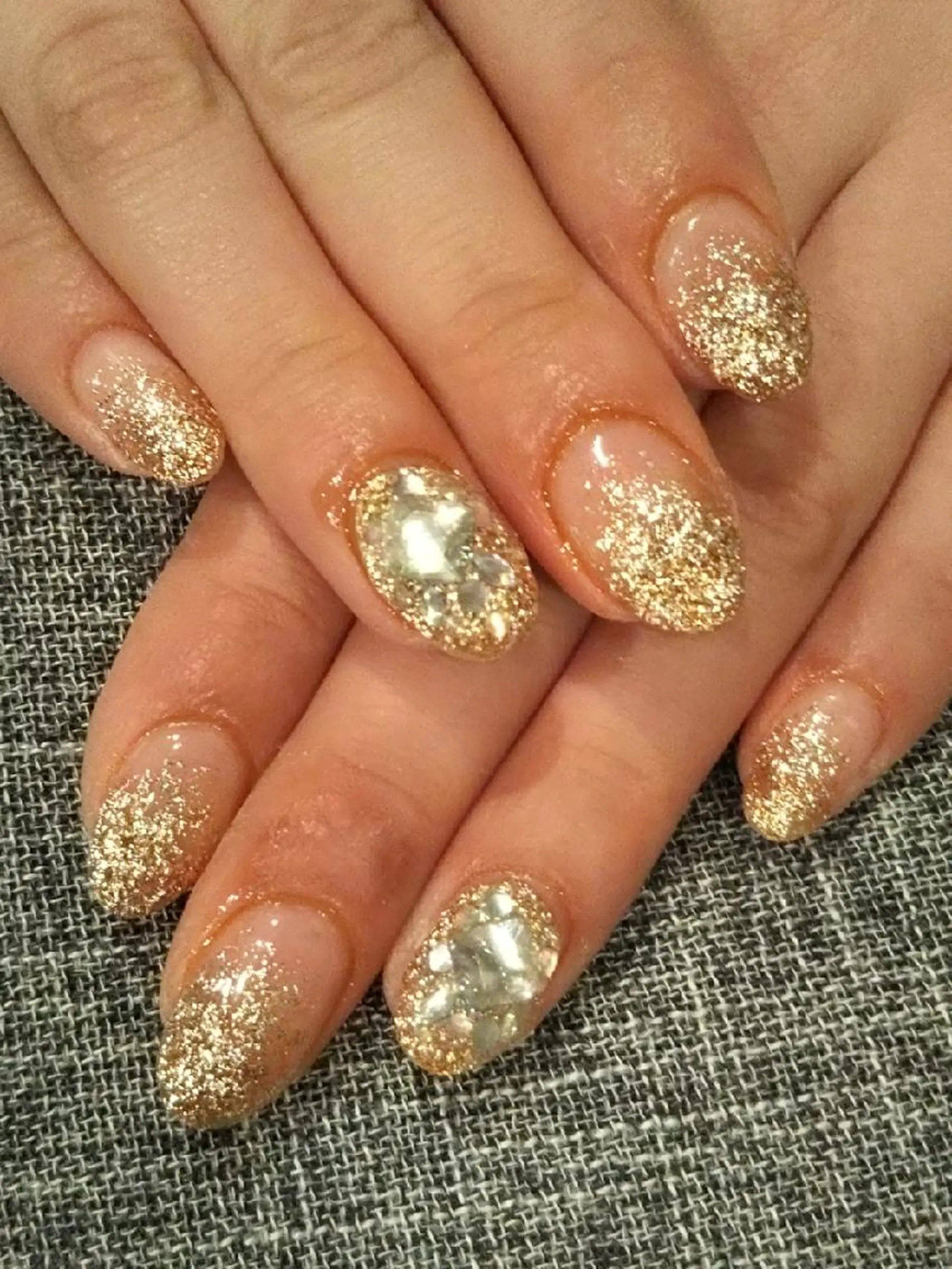 ネイル キラキラネイル ラメ(グリッター) ハンドネイル private salon mieのネイルデザイン