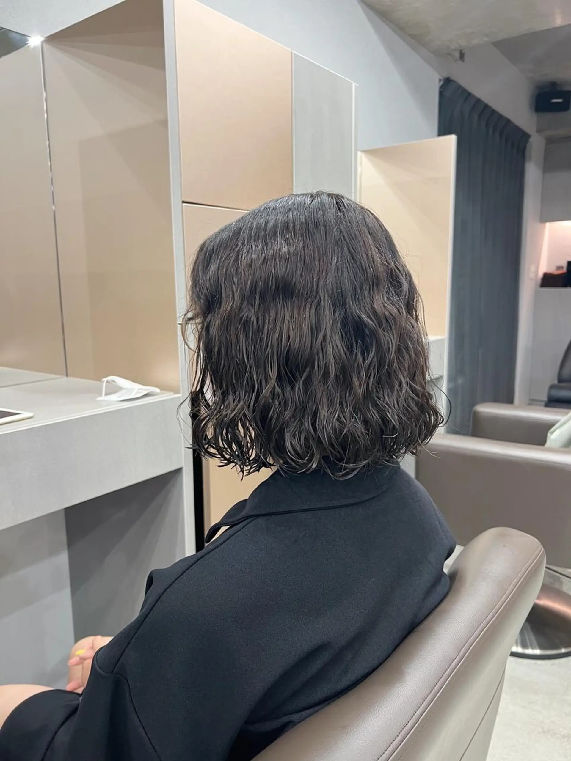 パーマ ボブパーマコテ巻き風 パーマNo1深江秀平のヘアスタイル