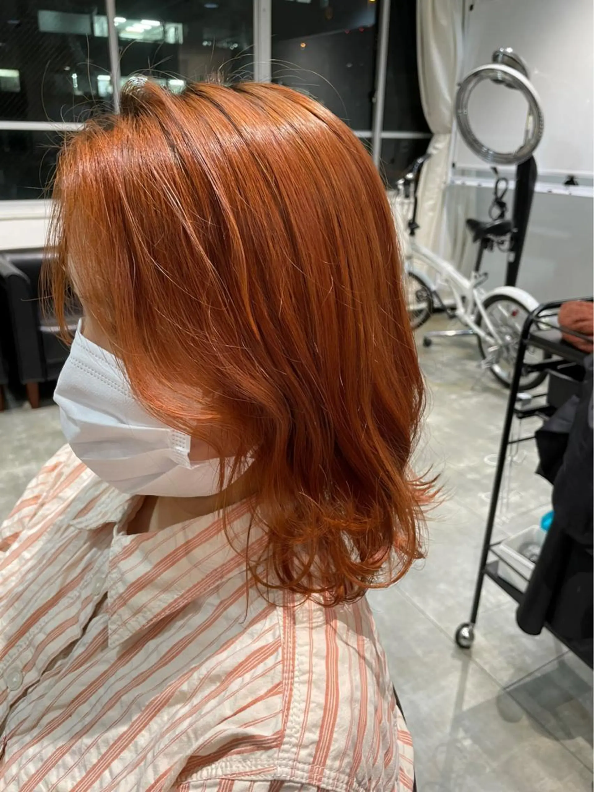 ミディアム カラー ヘアアレンジ ボブ美容師 /馬場 翼のヘアスタイル