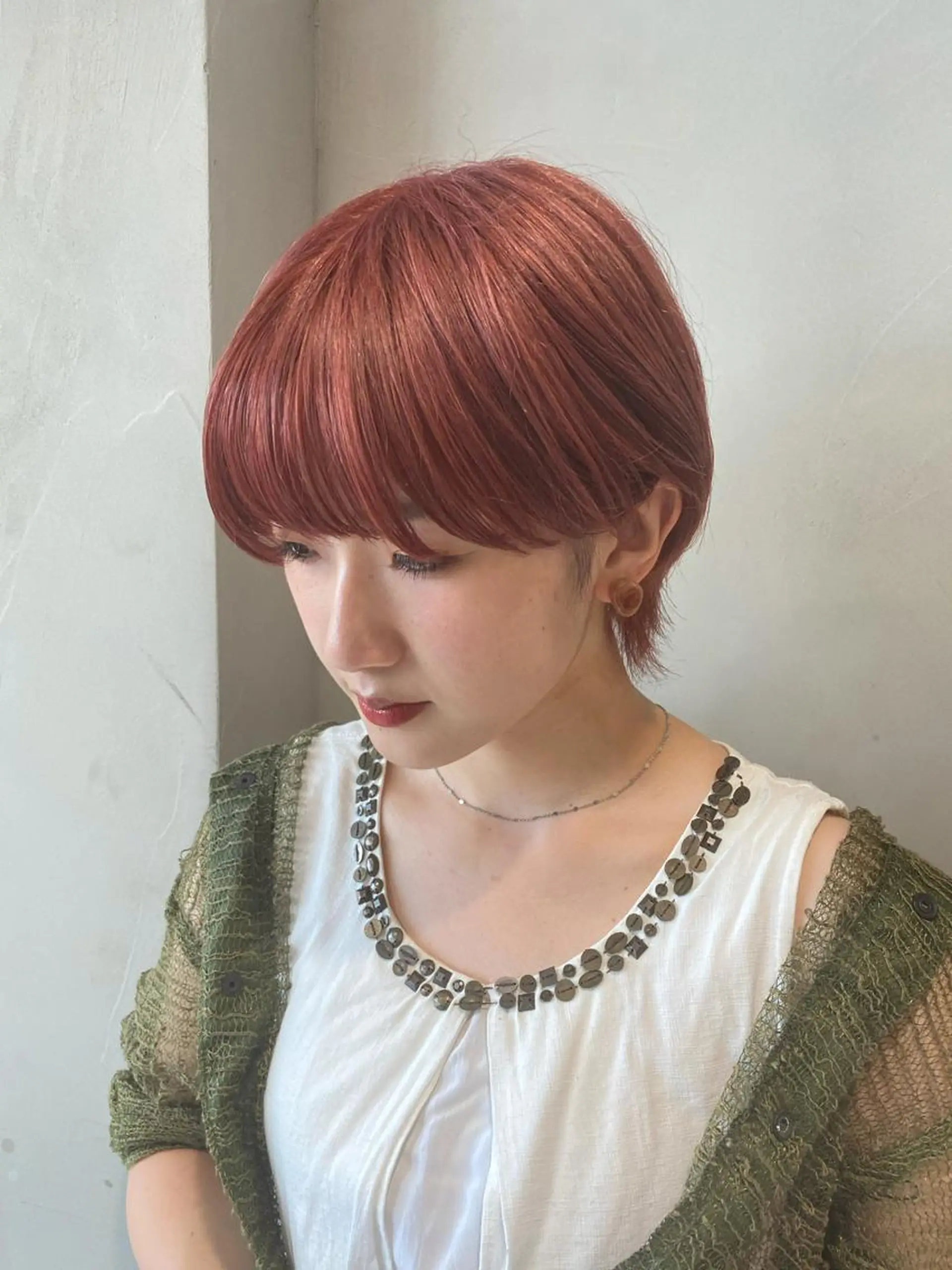 ショート カラー 圧倒的透明感カラー nana🦕のヘアスタイル