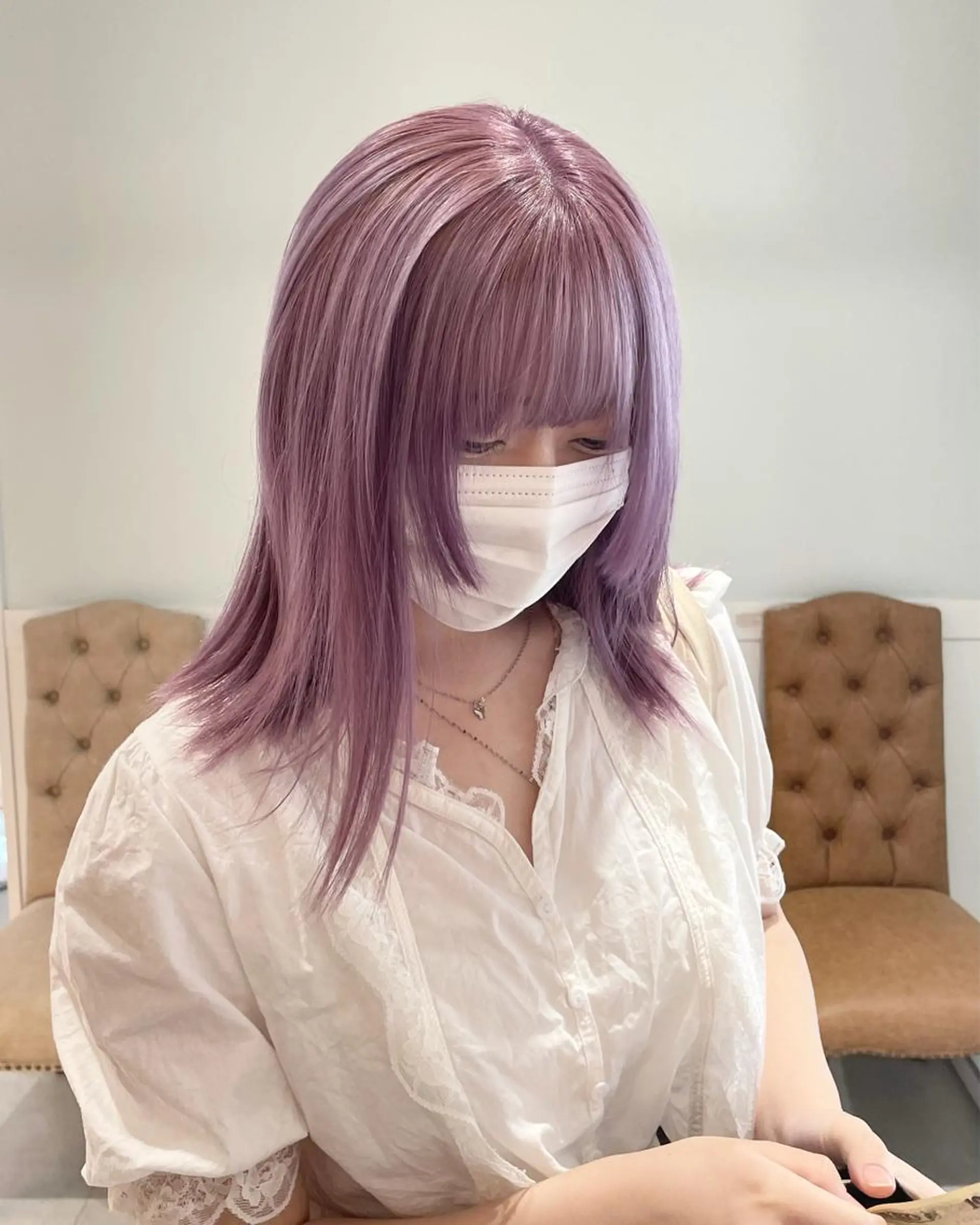 ミディアム 伊藤 愛里のヘアスタイル