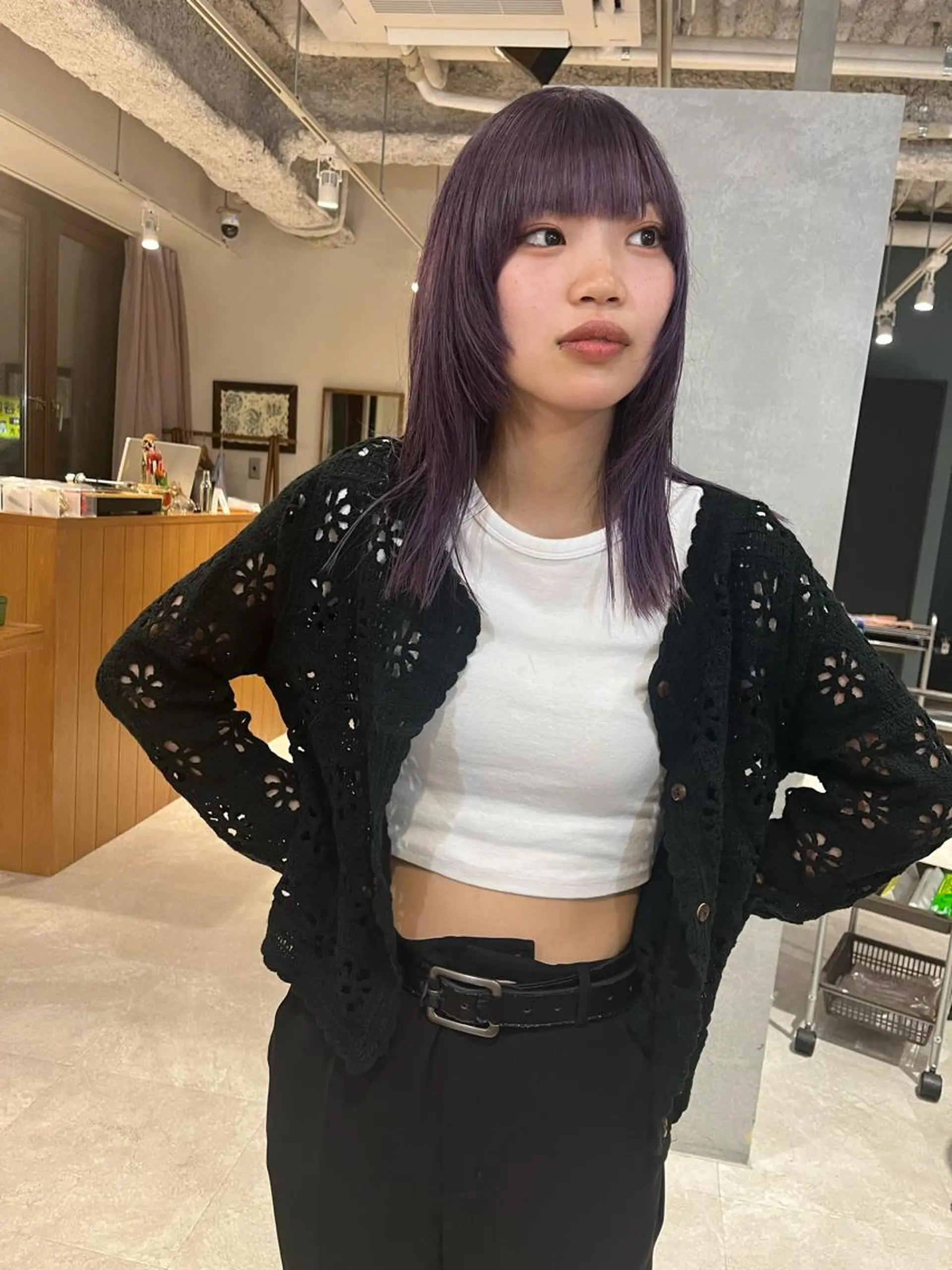 ミディアム カラー ヘアカラー トリートメント 【代表】 辻龍樹のヘアスタイル