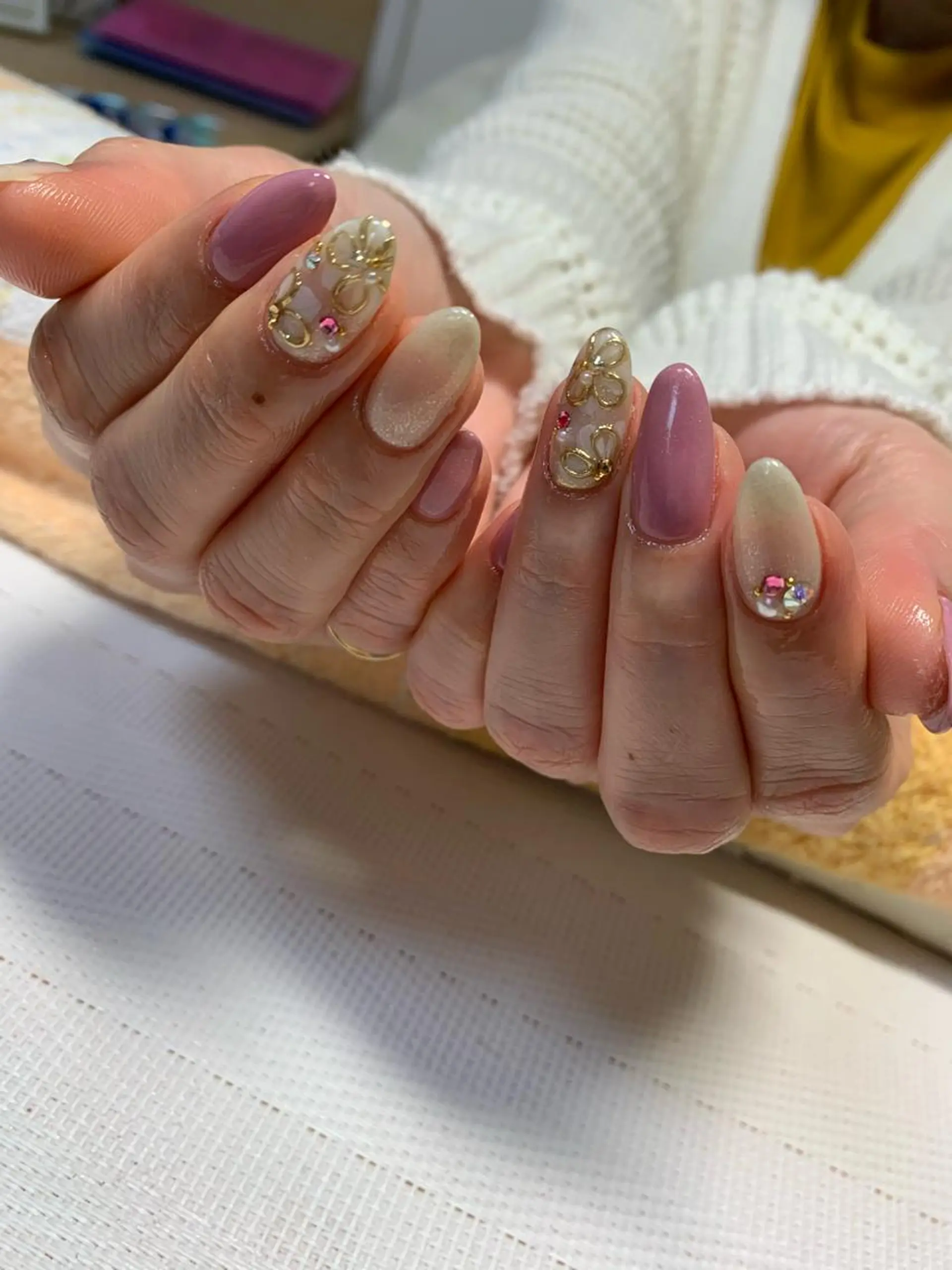 ネイル rukianail 新里のネイルデザイン