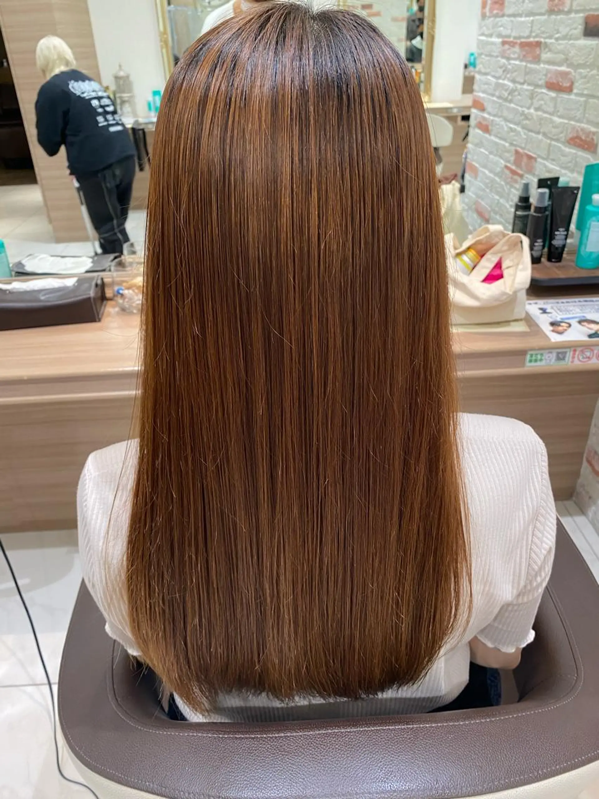 ロング カット 縮毛矯正 トリートメント ✨美髪／縮毛矯正 講師 ／塚田健✨のヘアスタイル