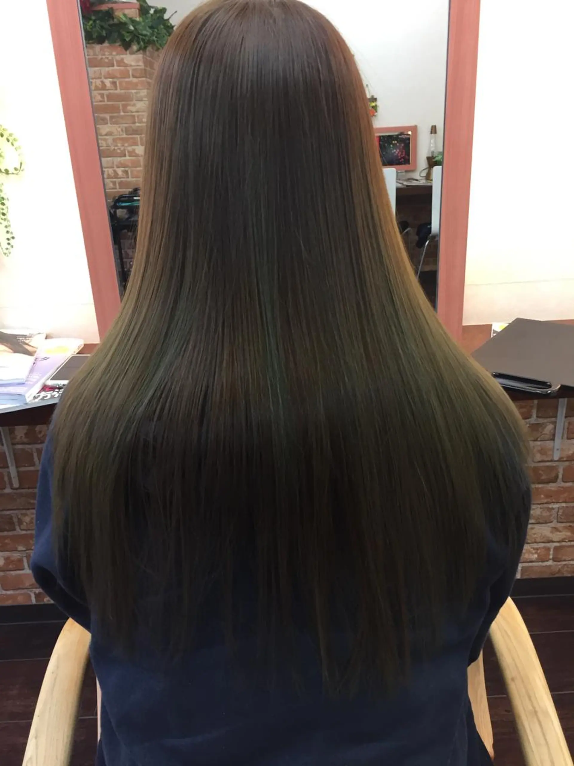 ロング カラー パーマ 桧山 真のヘアスタイル