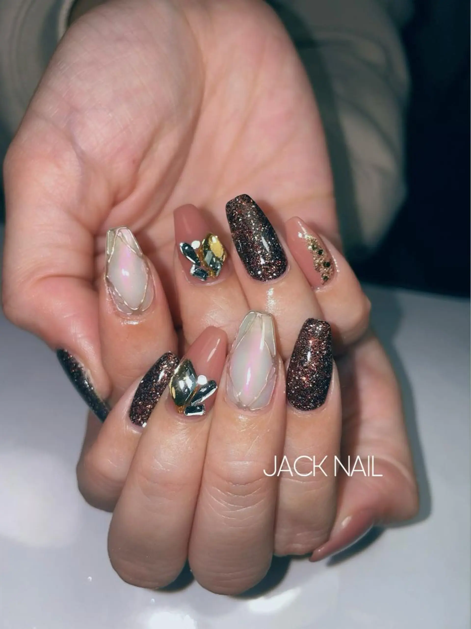 ネイル ハンドネイル JACK NAIL 💜Ayakaのネイルデザイン