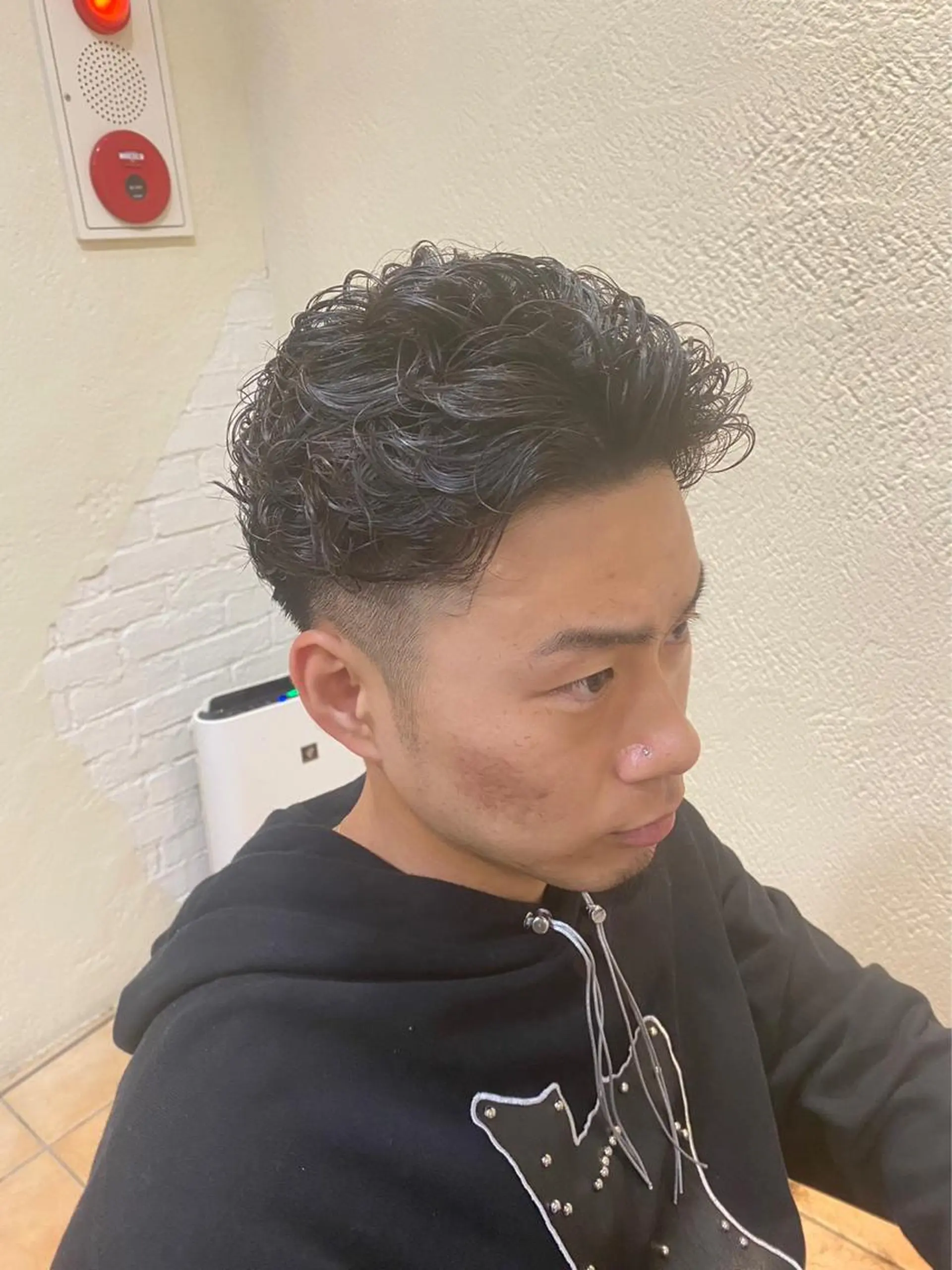 パーマ メンズ 石原 姫菜のヘアスタイル