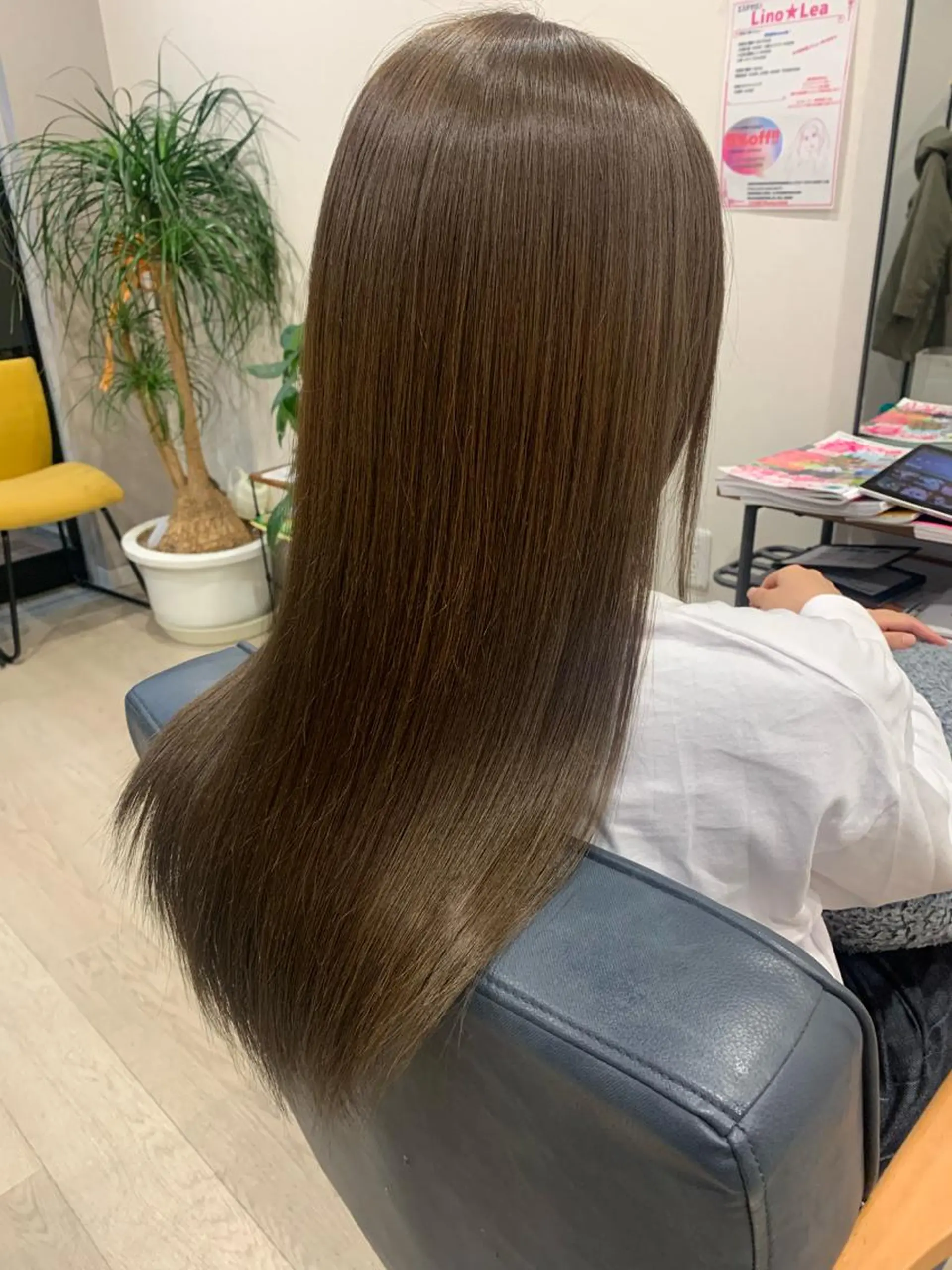 カラー ブリーチ グレージュ ブリーチなしカラー ヘアカラー トリートメント hair & spa Nalu所属・hair & spa Naluのヘアスタイル