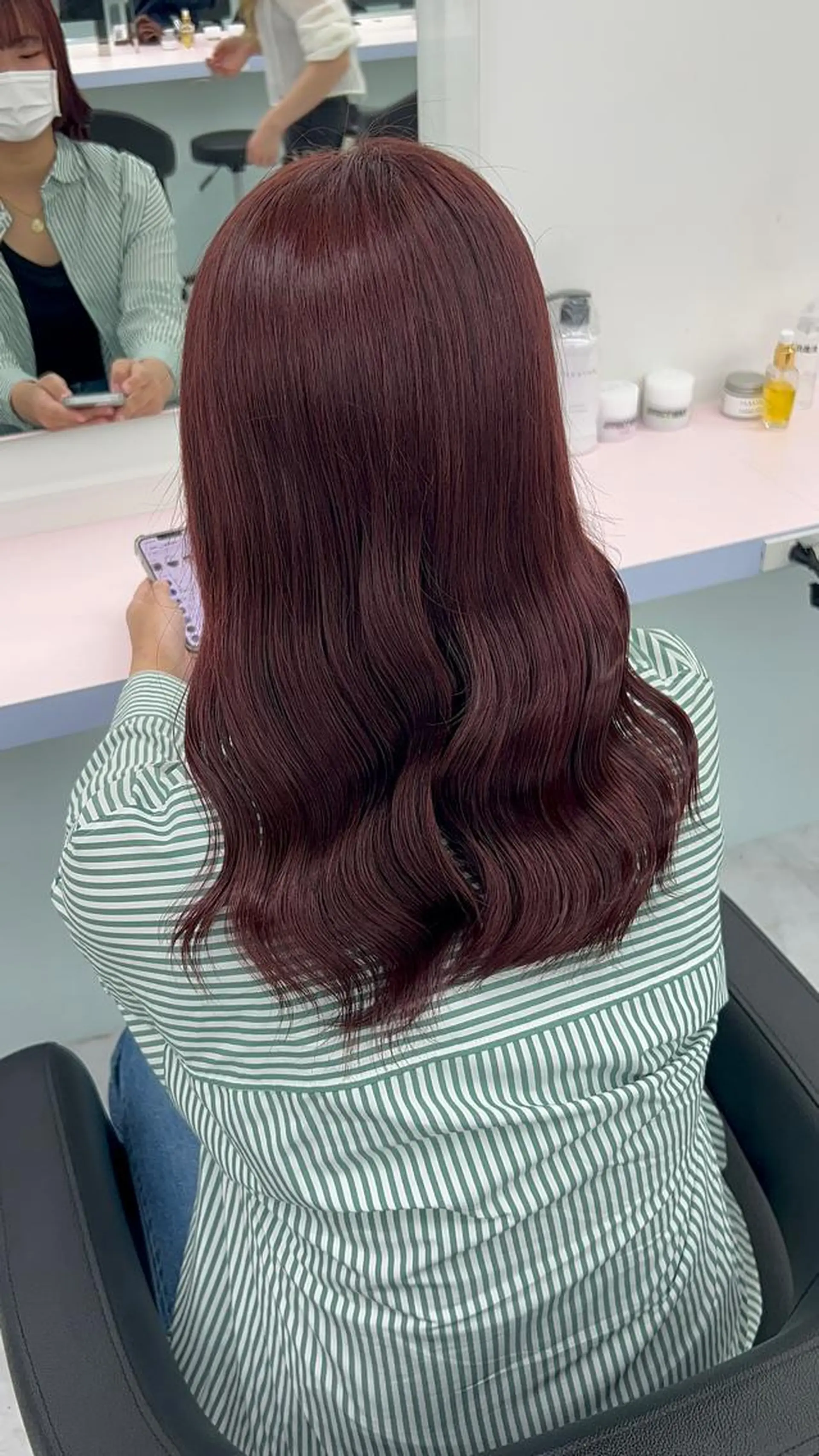 ロング カラー ヘアアレンジ ヘアカラー ブリーチなしの達人 🇰🇷KAITOのヘアスタイル