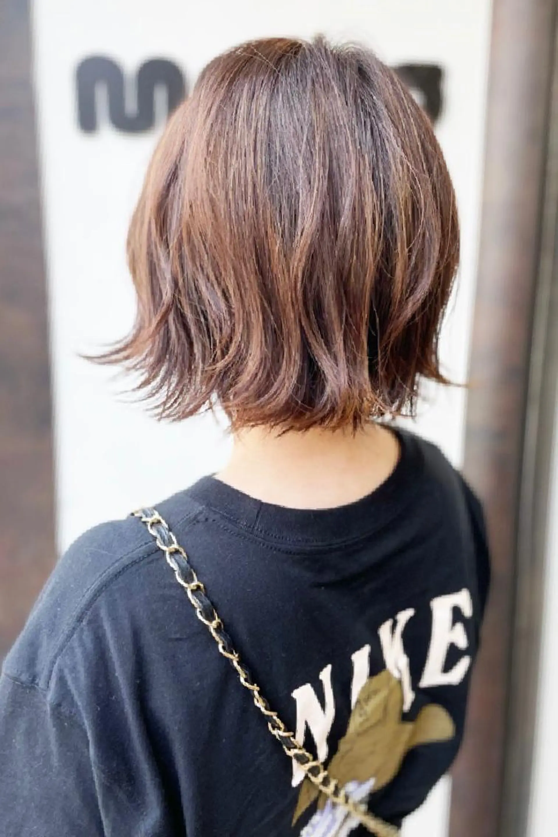 ミディアム ショートボブ ボブ 似合わせカット Repos SENDAI所属・⭐️バッサリカット モデル募集⭐️佐野のヘアスタイル